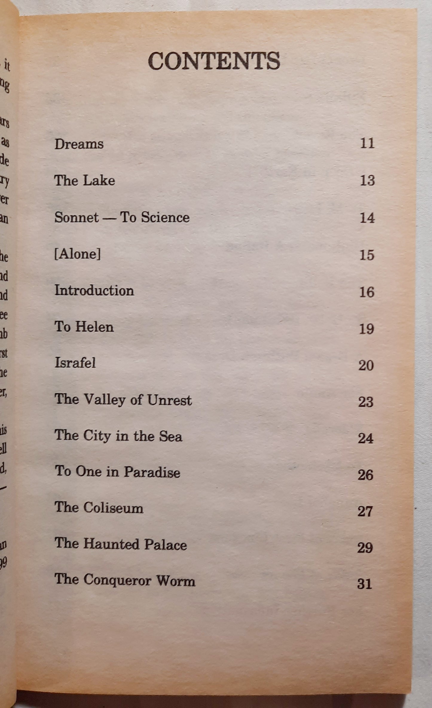 The Raven and Other Poems by Edgar Allan Poe (Good, 2002, Pbk, 80 pages, Scholastic)