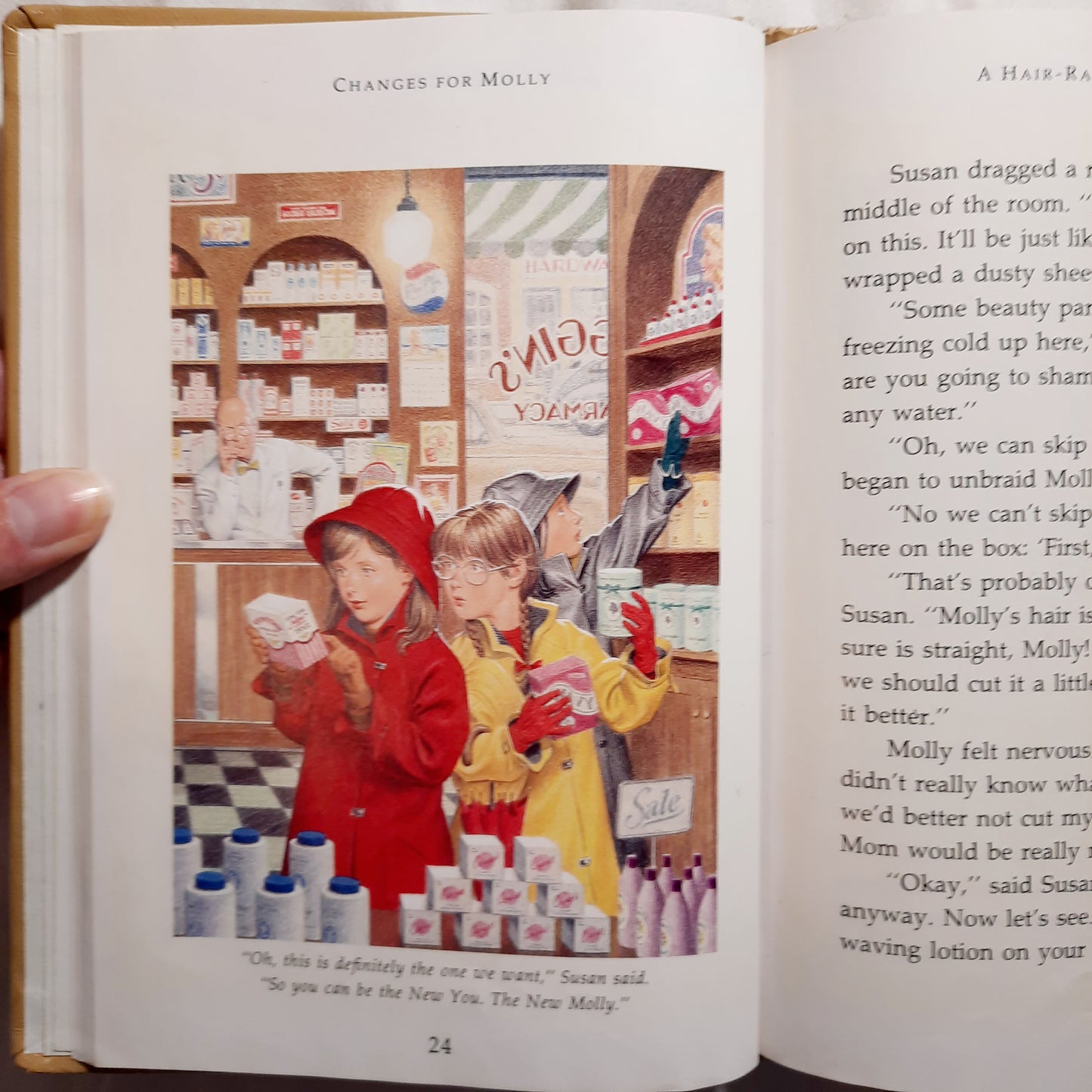 Changes for Molly: A Winter Story by Valerie Tripp (Good, 1988, HC, 67 pages, Pleasant Company)