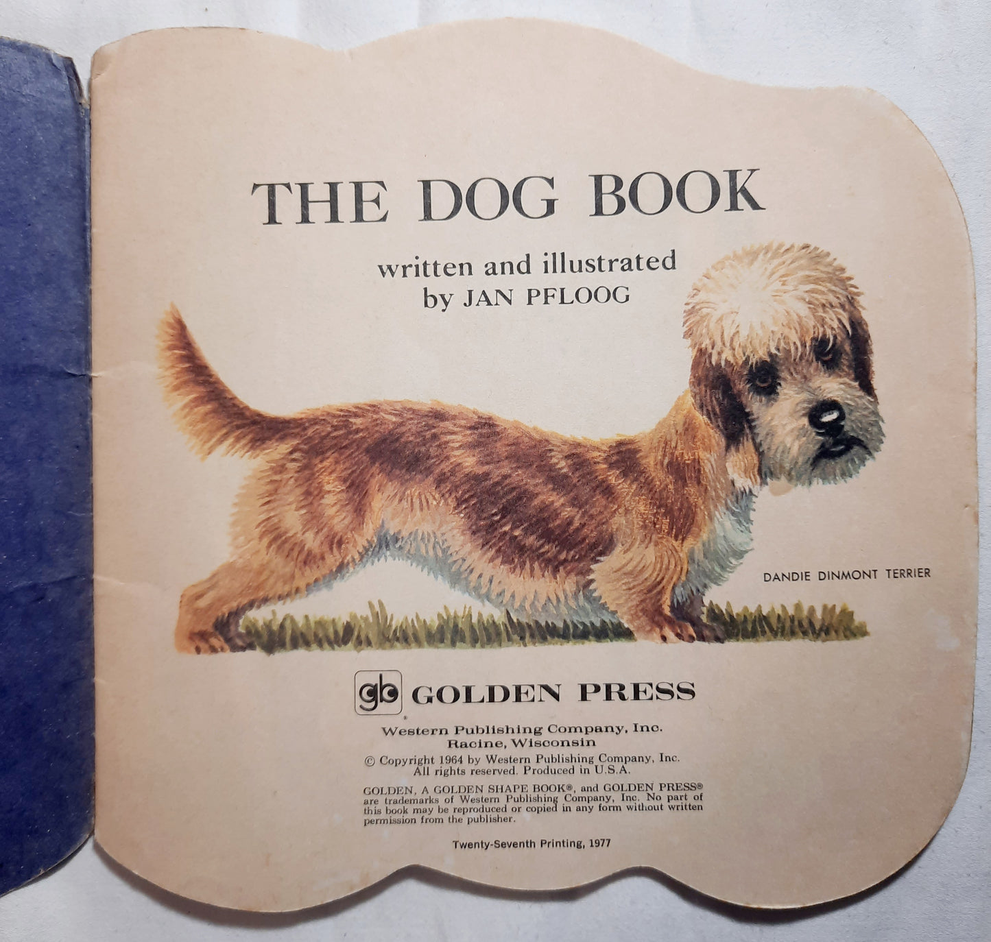 The Dog Book by Jan Pfloog (Good, 1977, Pbk, A Golden Shape Book)
