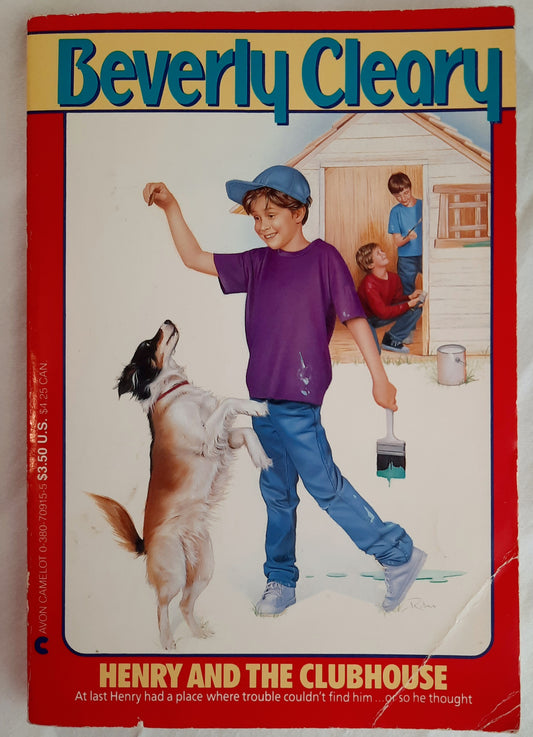Henry and the Clubhouse by Beverly Cleary (Good, 1989, Pbk, 192 pages, Avon Camelot)