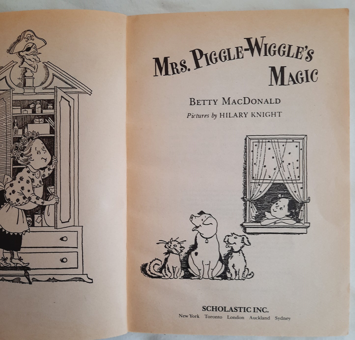 Mrs. Piggle-Wiggle's Magic by Betty MacDonald (Good, 1987, Pbk, 126 pages, Scholastic)