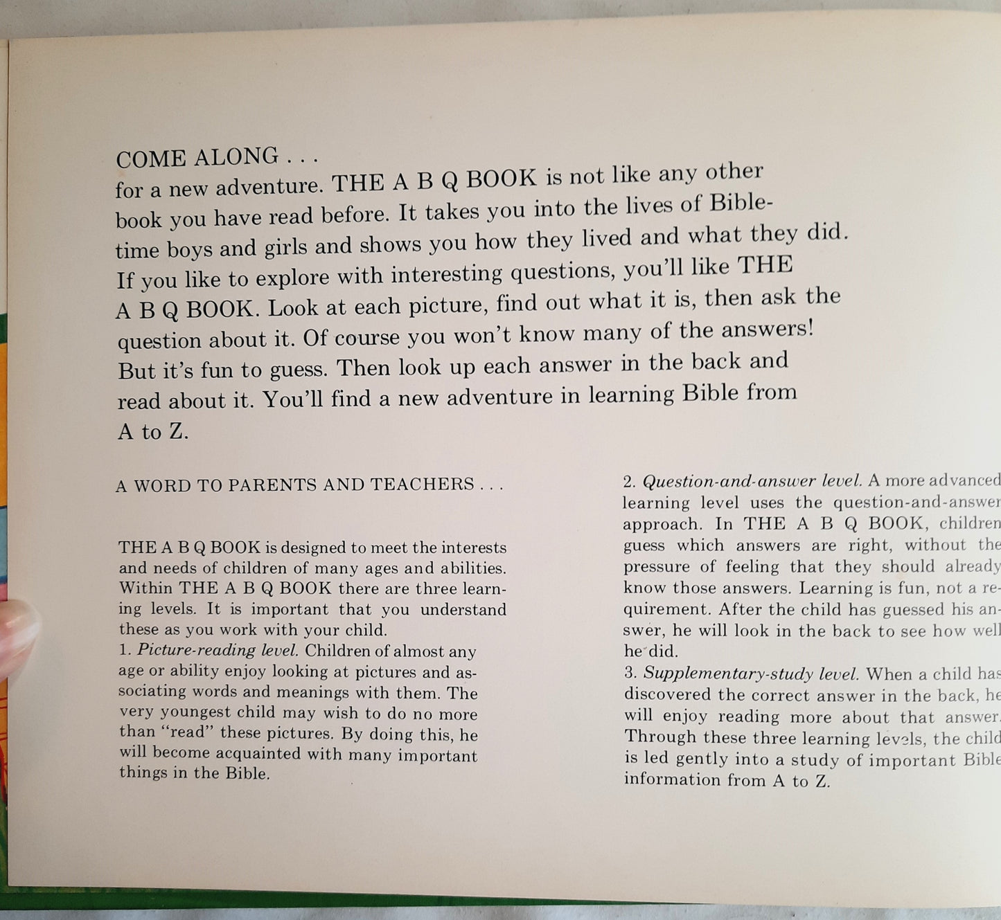 The ABQ Book by V. Gilbert Beers (Very good, 1973, HC, Wonder World Books)