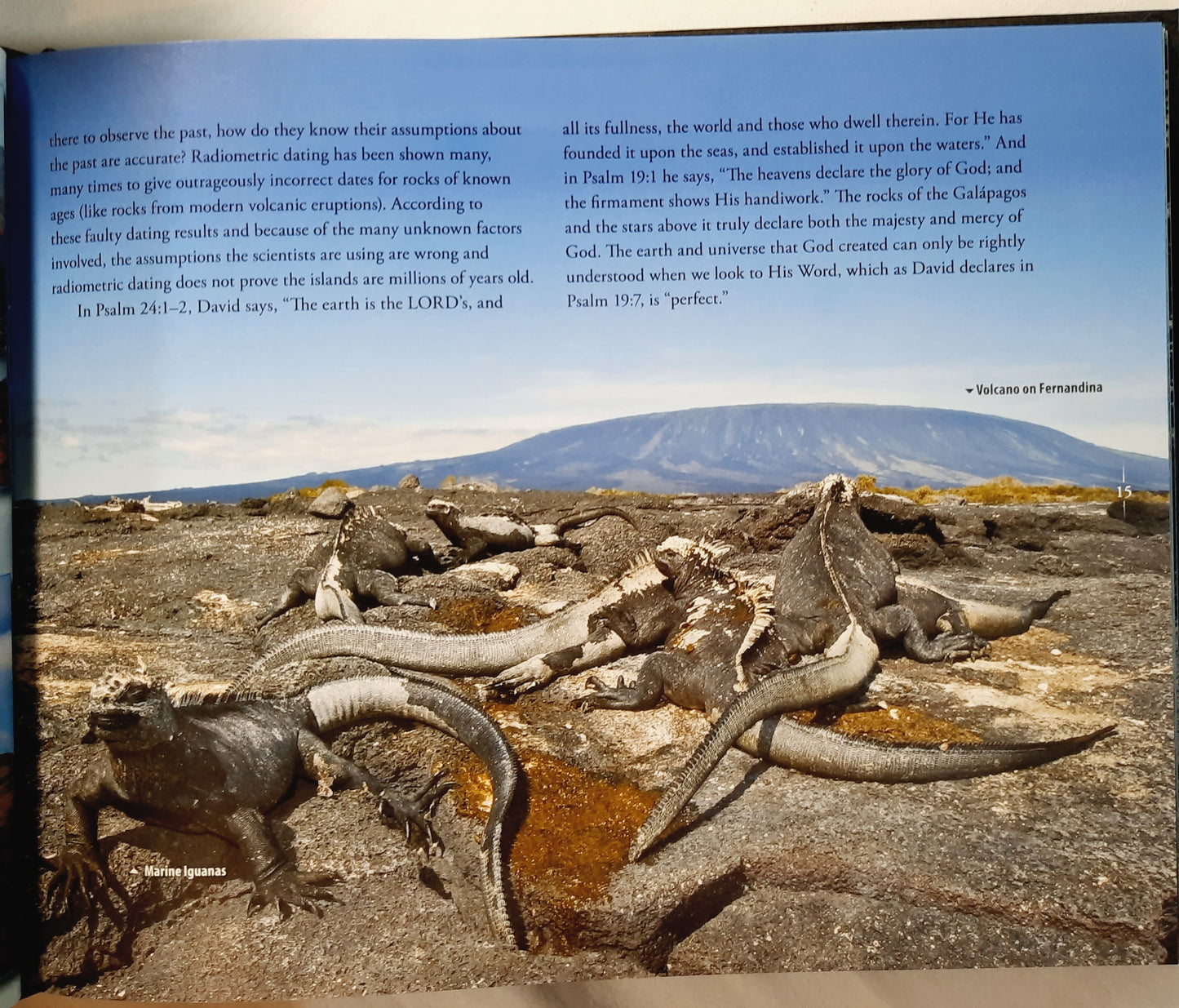 Galapagos Islands: A Different View edited by Georgia Purdom (Like new, 2013, HC, 104 pages, Master Books)