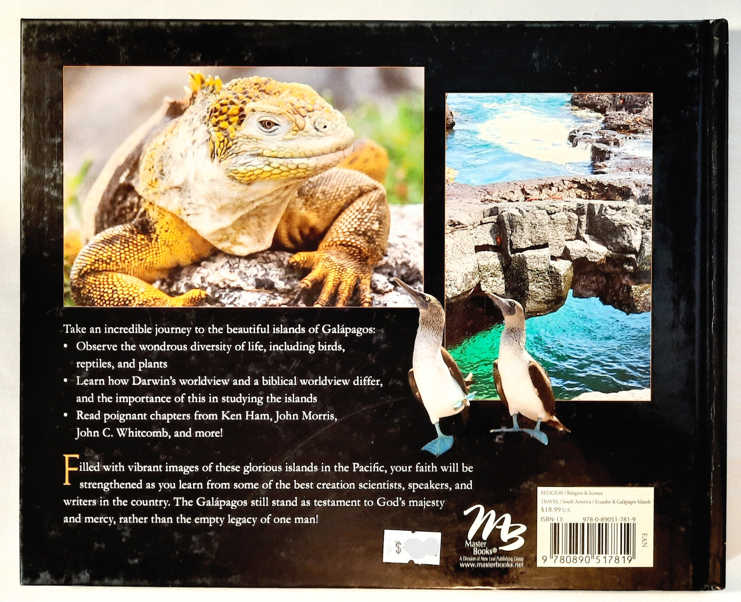 Galapagos Islands: A Different View edited by Georgia Purdom (Like new, 2013, HC, 104 pages, Master Books)