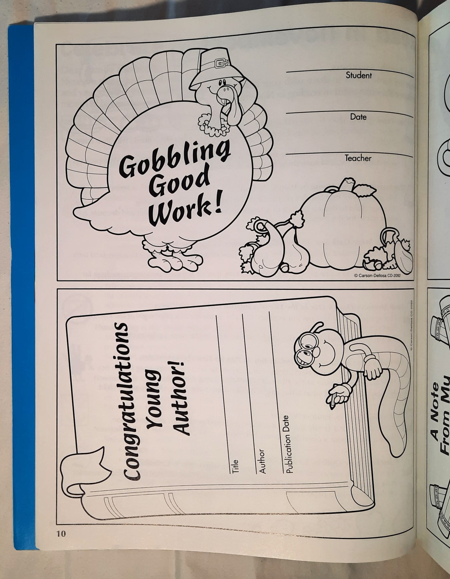 November: Full-Color Monthly Activities for Grades 1-3 by Lynette Pyne (Very good, 2000, Pbk, 98 pgs)