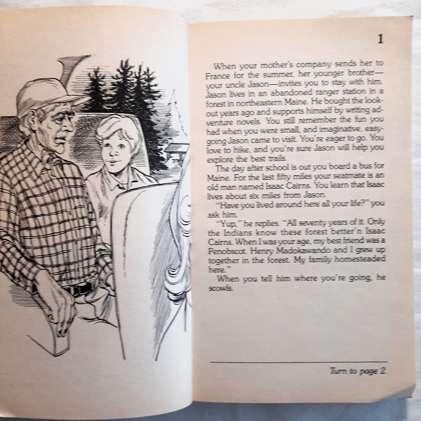 Forest of Fear by Louise Munro Foley (Choose Your Own Adventure, Good, 1986, Pbk, 117 pages, Bantam Books)