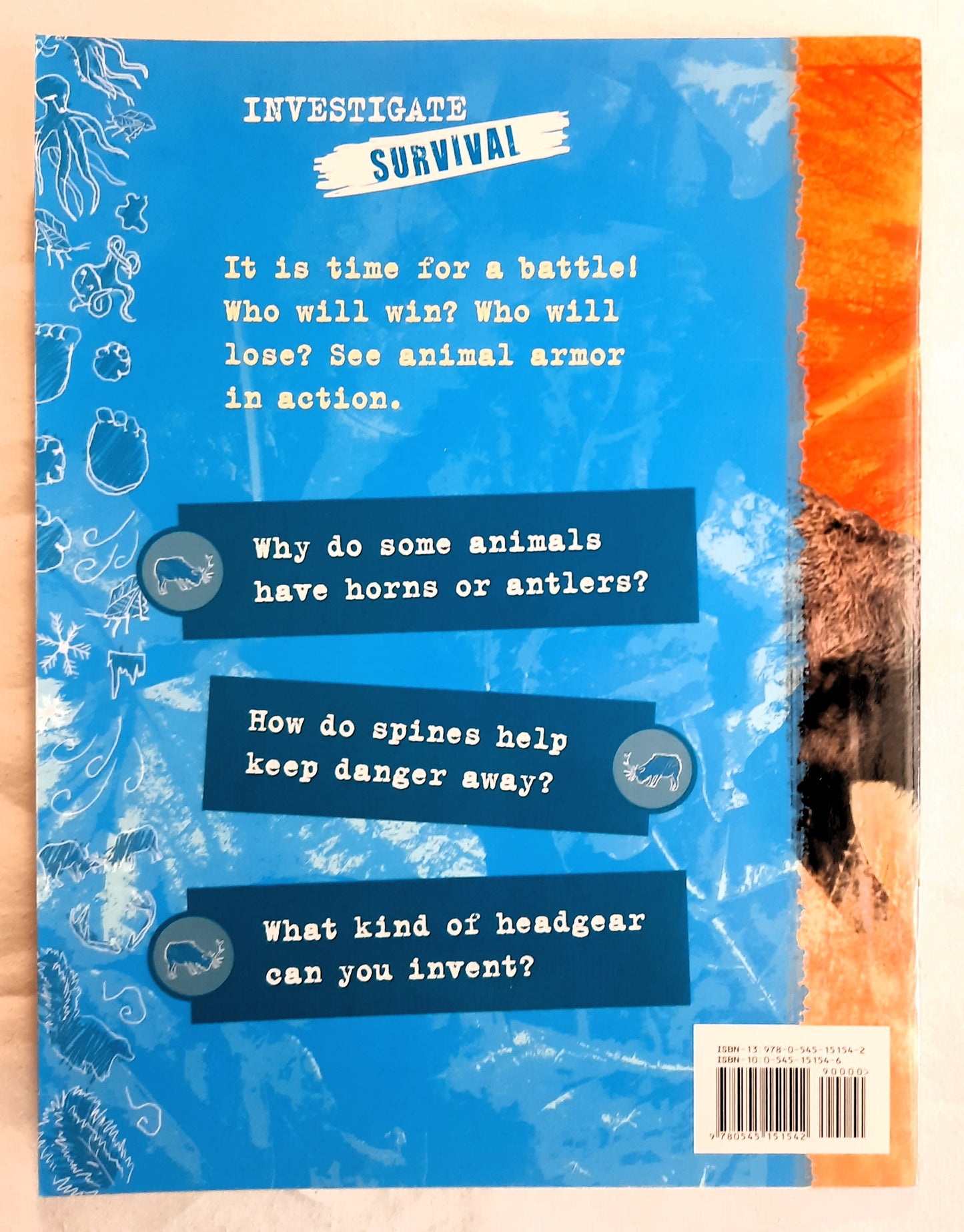 Investigate Survival: Animal Armor by Lynette Evans (Good, 2008, Pbk, Scholastic, 28 pages)