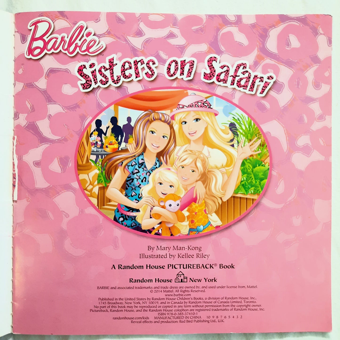 Barbie Sisters on Safari by Mary Man-Kong; Kellee Riley (Good, 2014, Pbk, 16 pages, Random House)