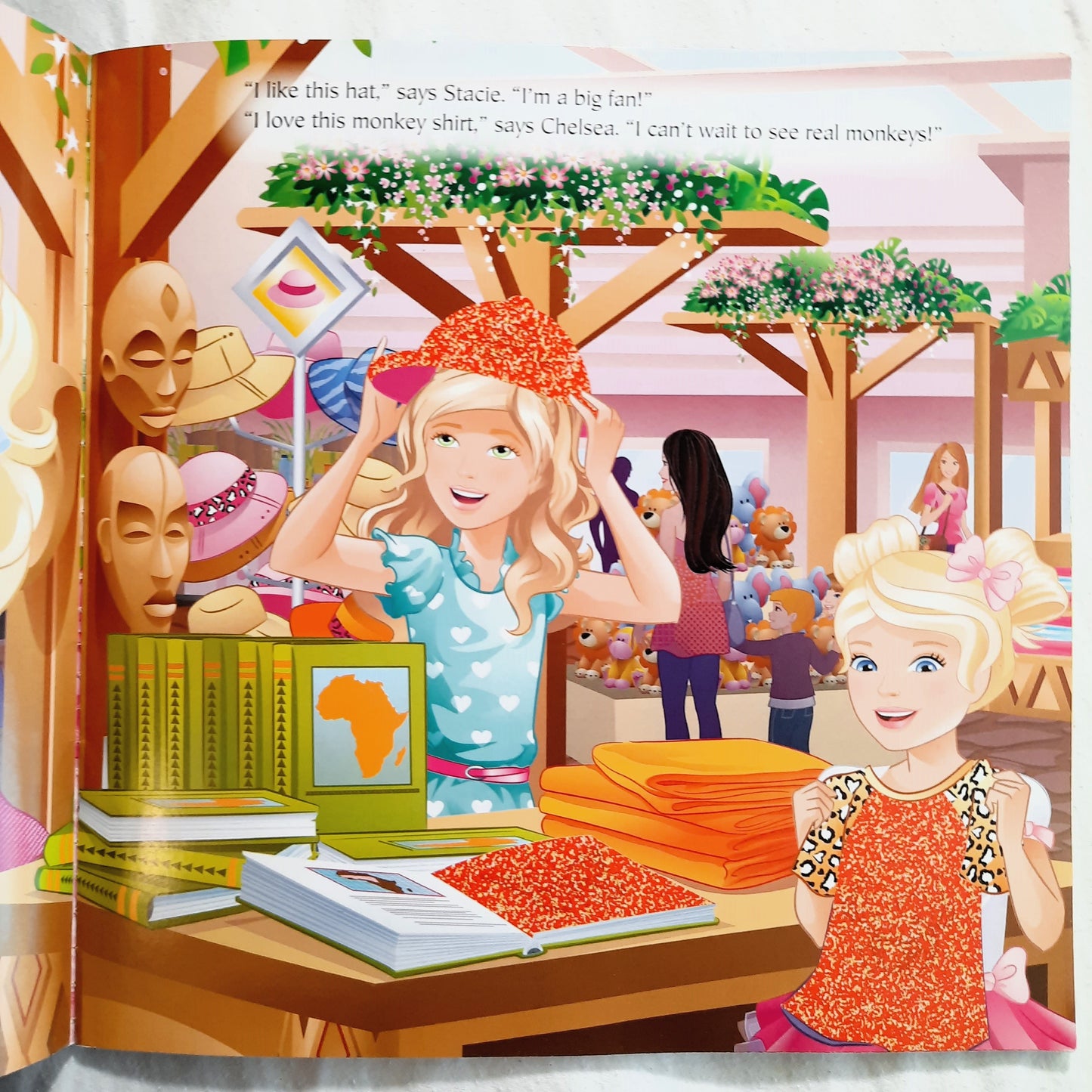 Barbie Sisters on Safari by Mary Man-Kong; Kellee Riley (Good, 2014, Pbk, 16 pages, Random House)