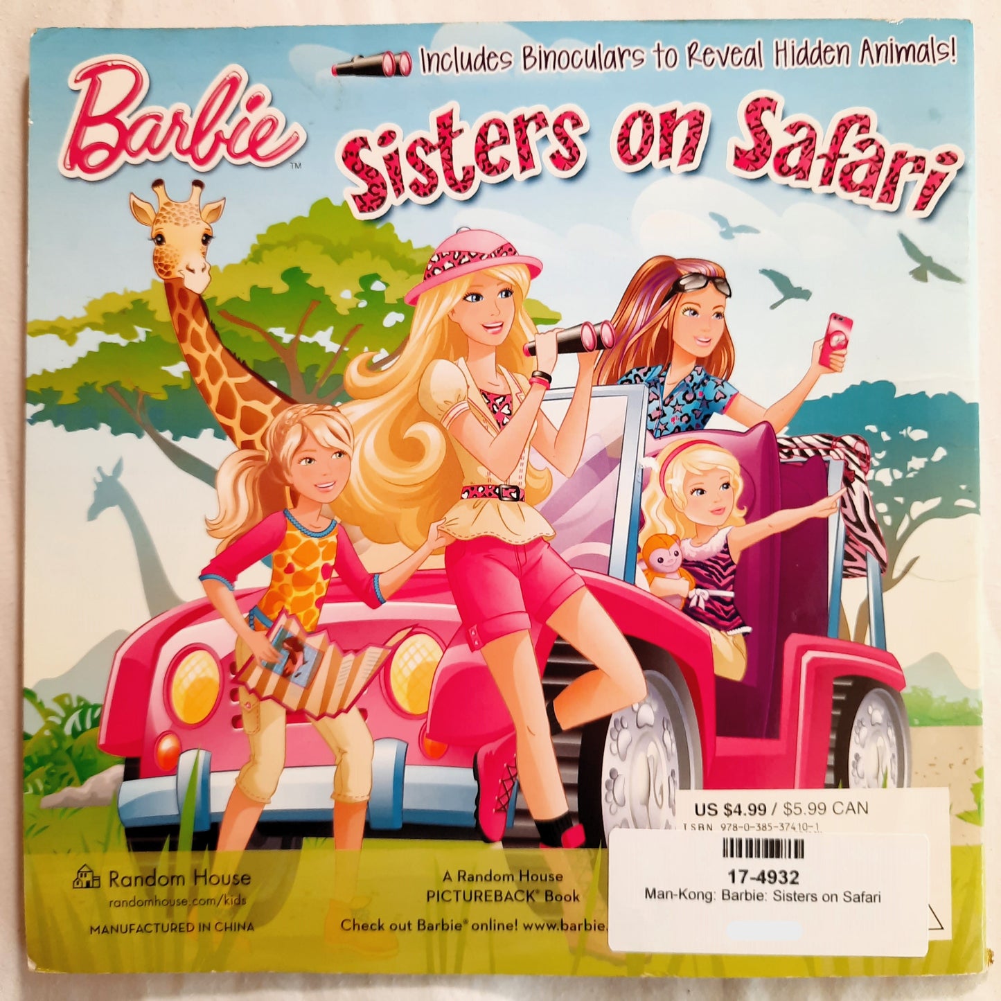 Barbie Sisters on Safari by Mary Man-Kong; Kellee Riley (Good, 2014, Pbk, 16 pages, Random House)