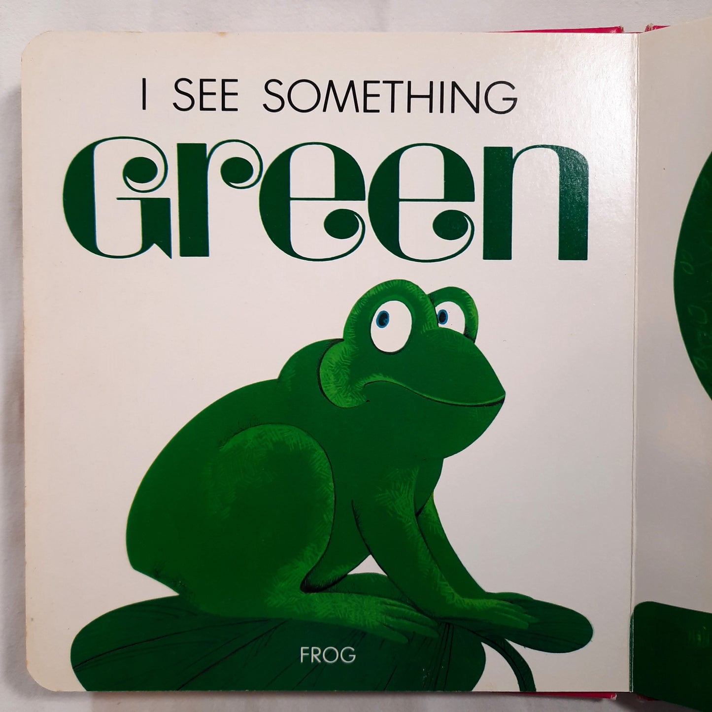 I See Something Red by Elissa Scott (Good, Board Book, 14 pages, Hallmark Cards)