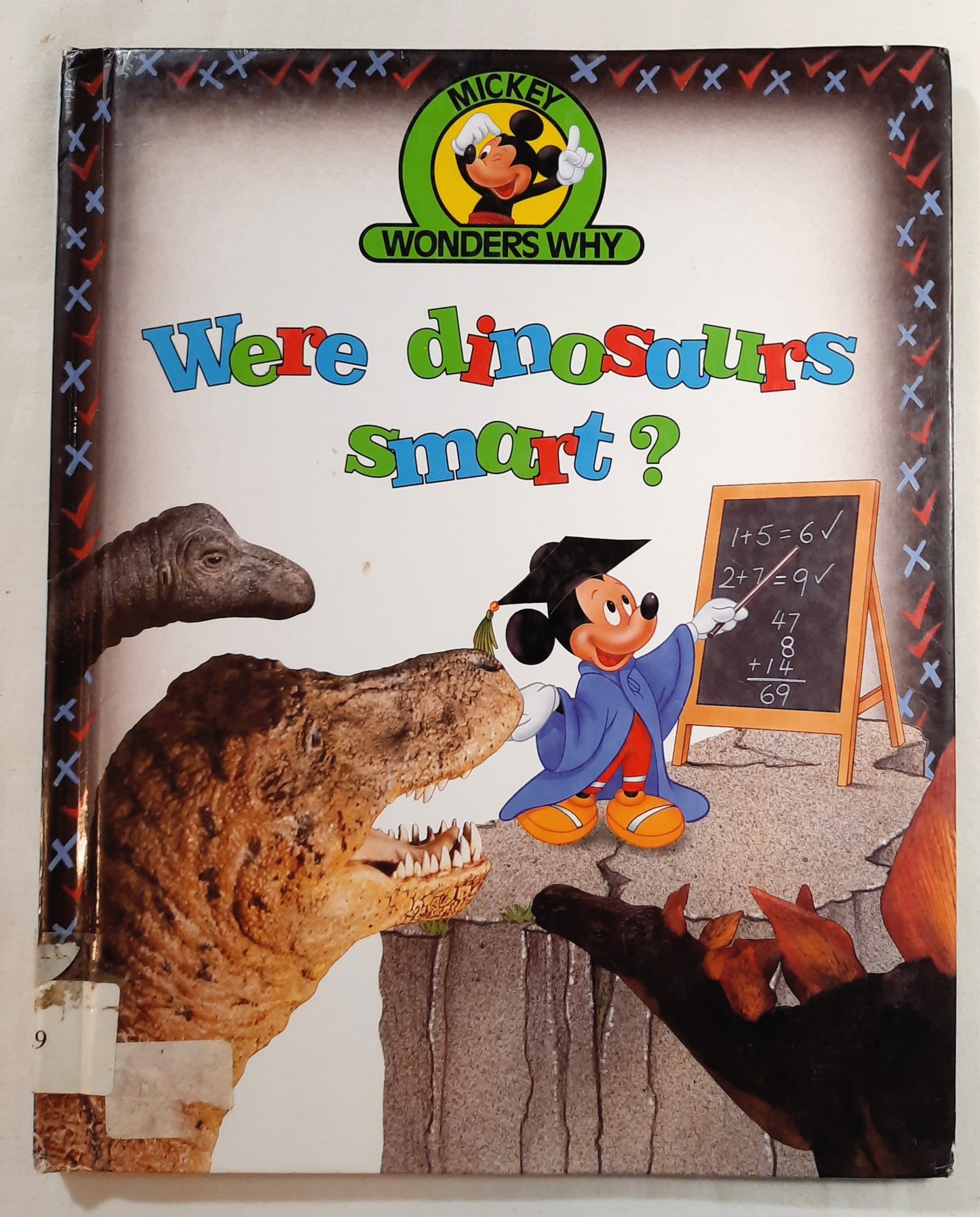 Mickey Wonders Why: Were Dinosaurs Smart? by Alexandra Parsons (Good, 1992, HC, 28 pages, Disney)