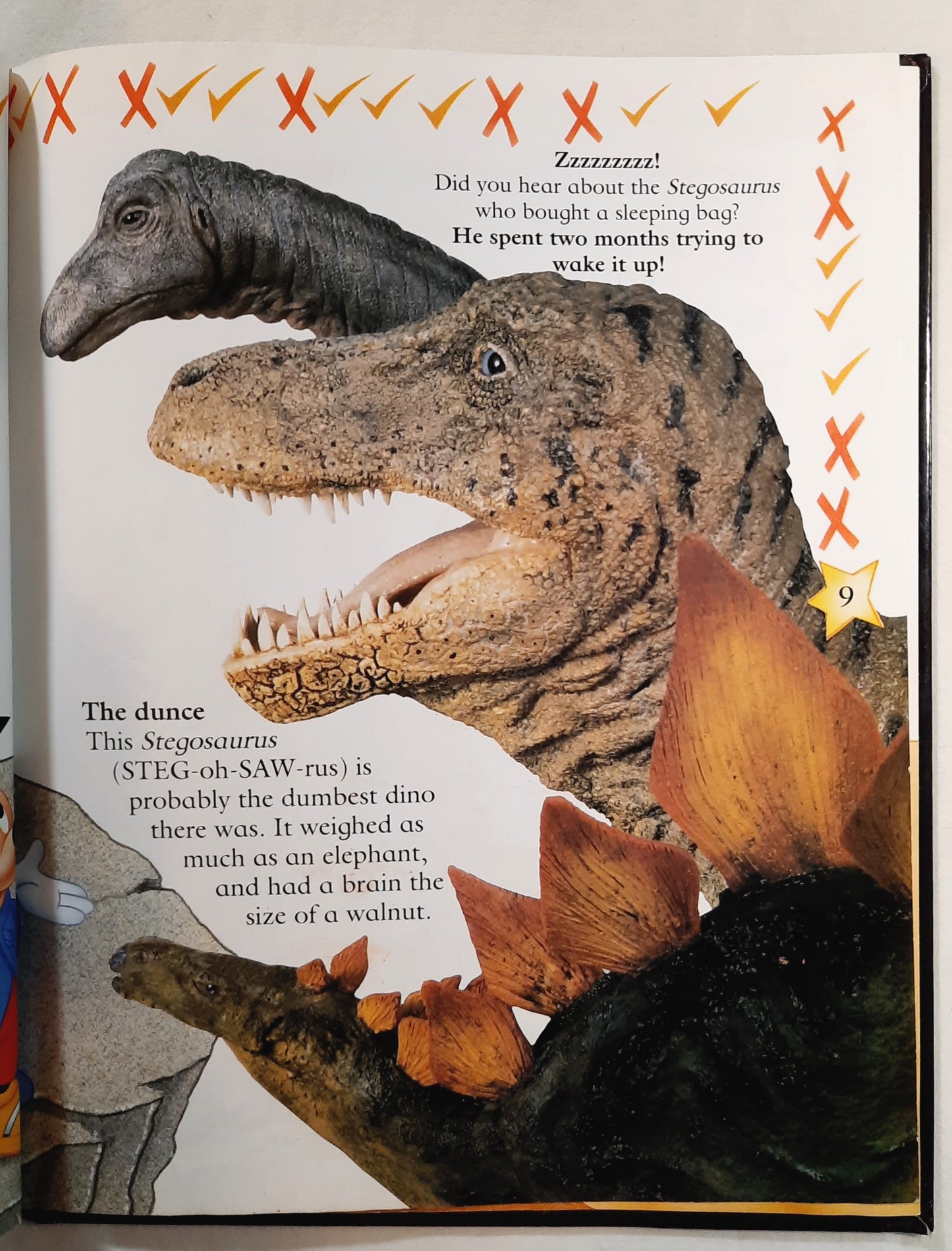 Mickey Wonders Why: Were Dinosaurs Smart? by Alexandra Parsons (Good, 1992, HC, 28 pages, Disney)