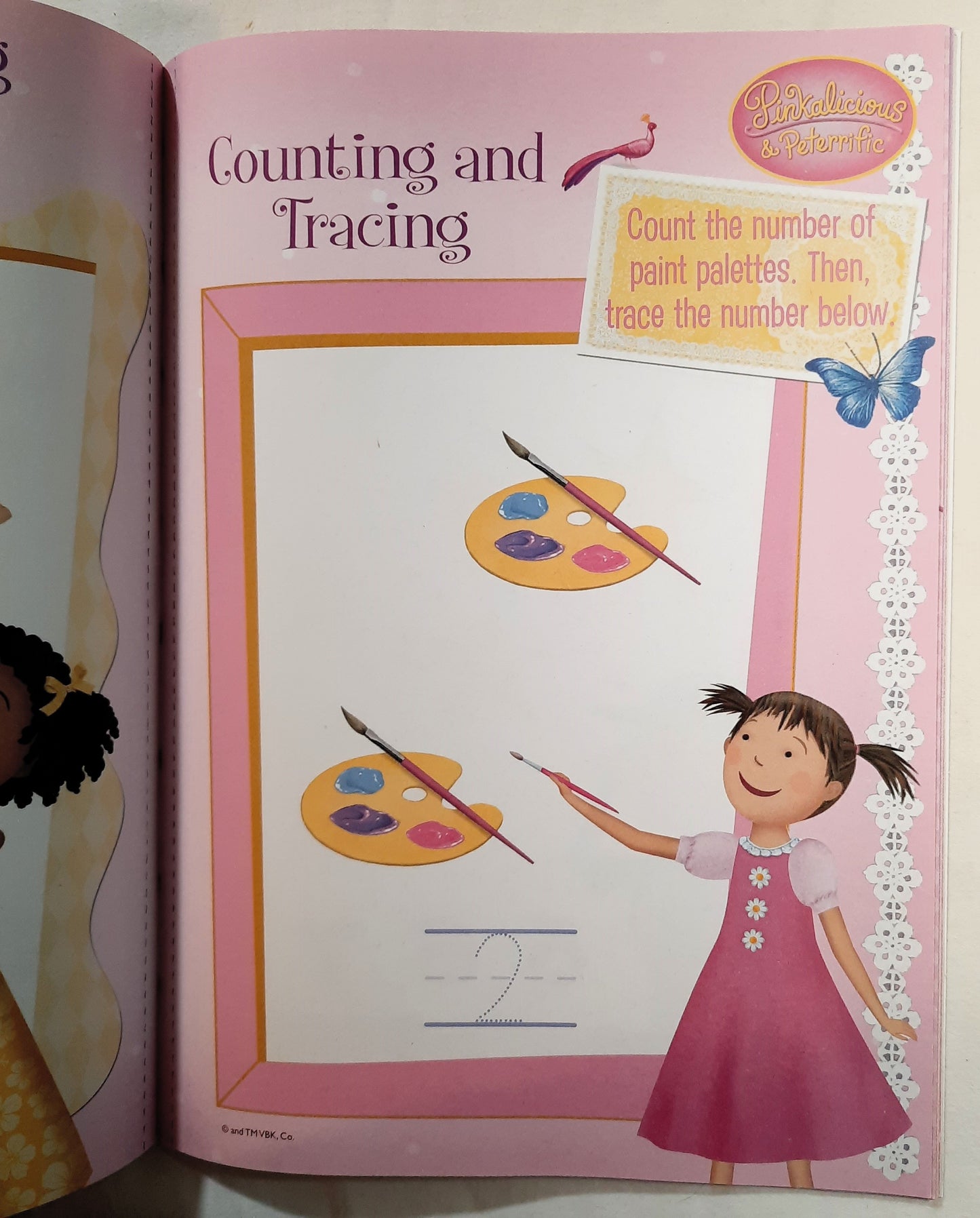 Pinkalicious & Peterrific Tracing & Counting by Bendon (Very good, 2020, Pbk, PBS Kids)