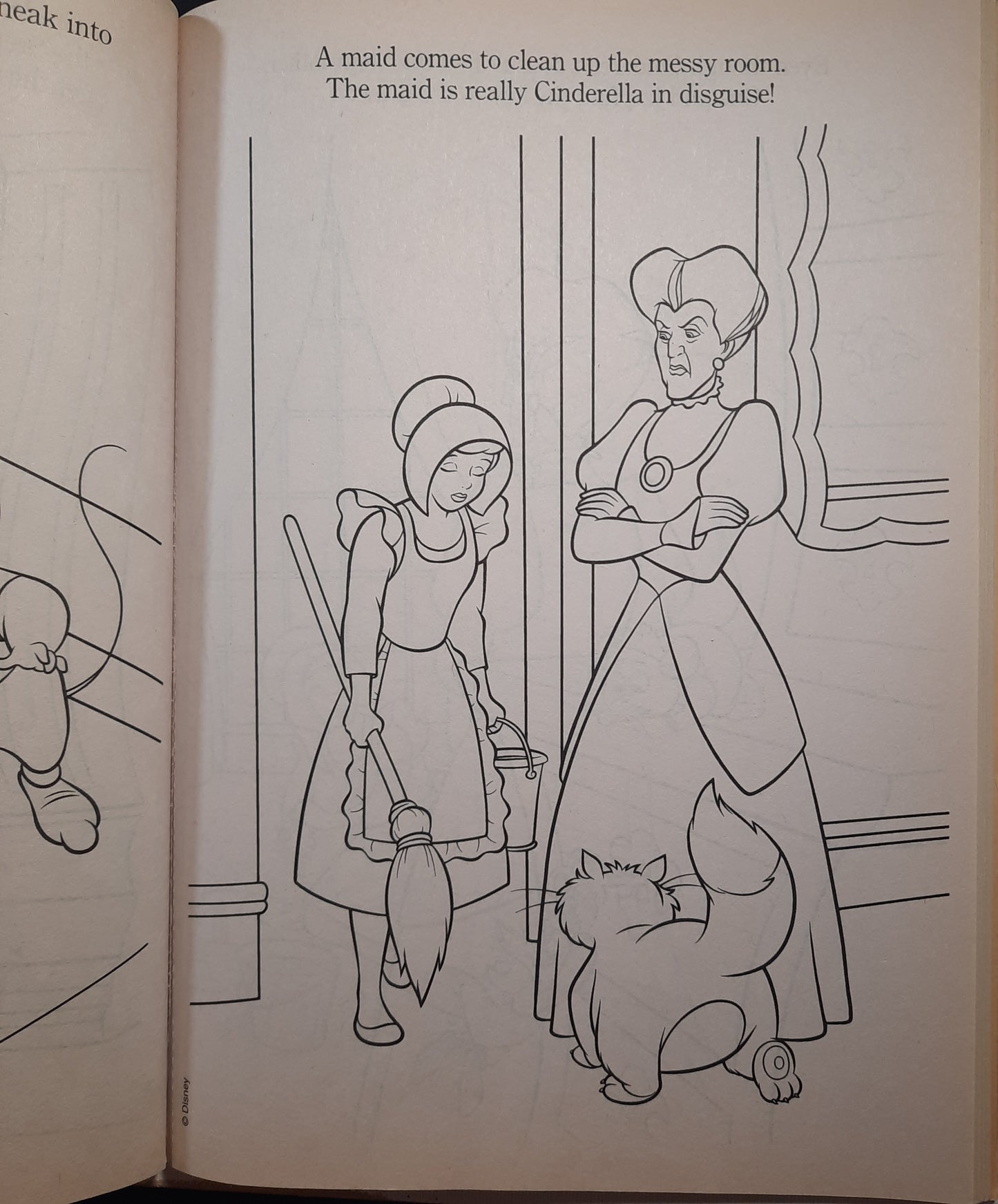 Cinderella III: A Twist in Time: A Perfect Fit Coloring Book (Good, 2006, PBK, 72 pages, Golden Books)