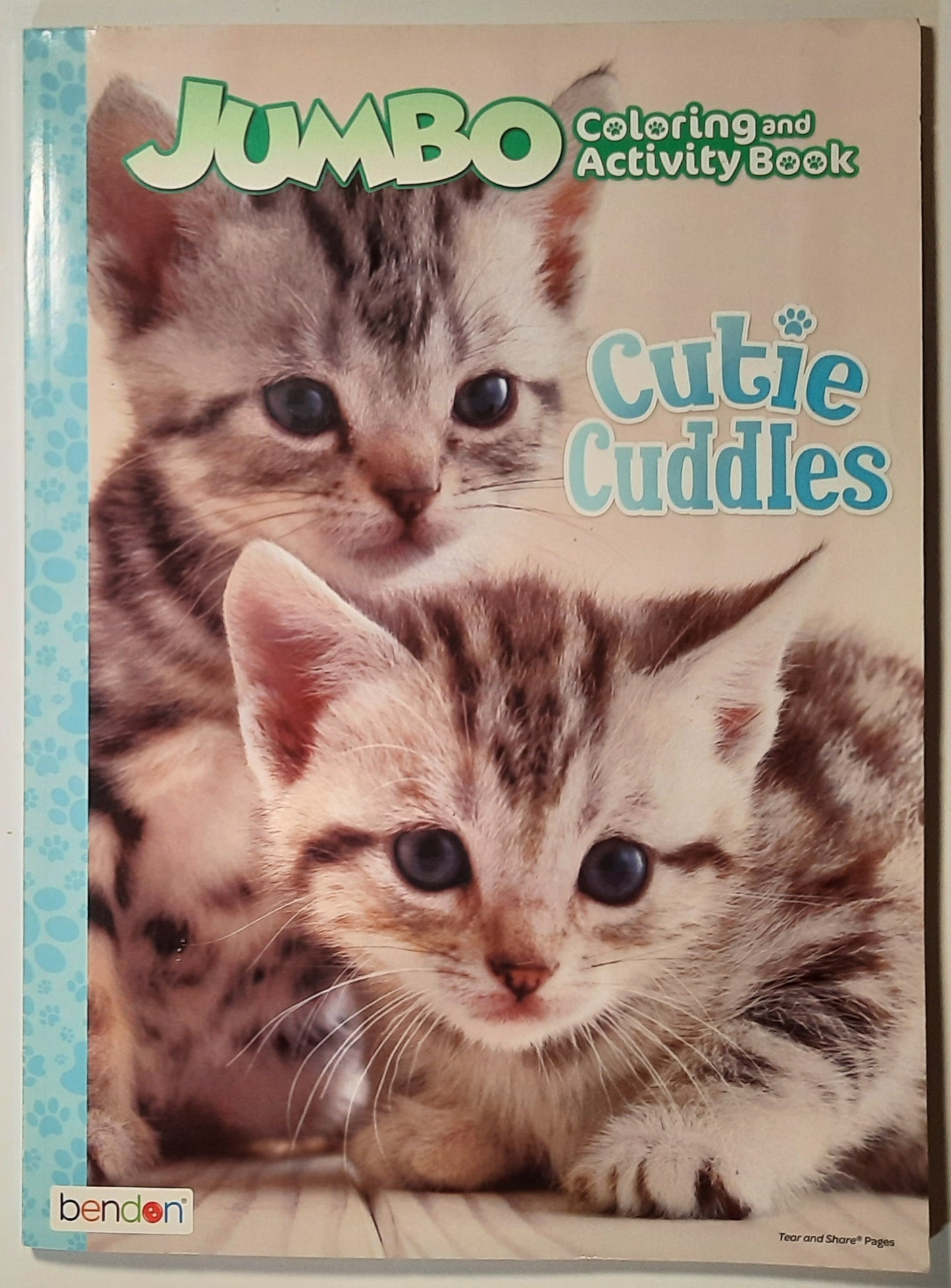 Cutie Cuddles Jumbo Coloring & Activity Book (Very good, 2015, PBK, 78 pages, Bendon)
