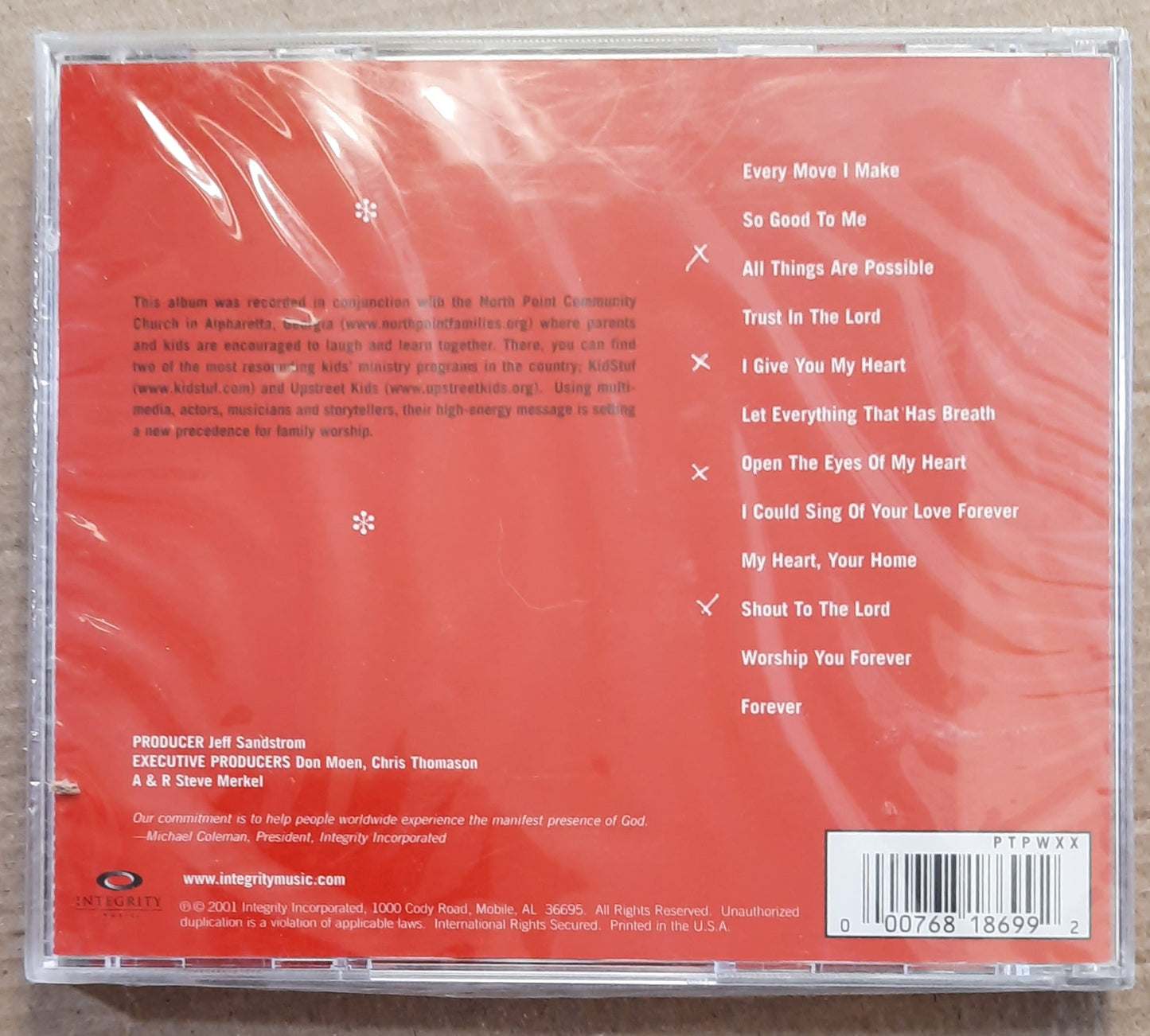 Shout to the Lord Kids Split Trax Christian Music CD (New, 2001, Integrity)