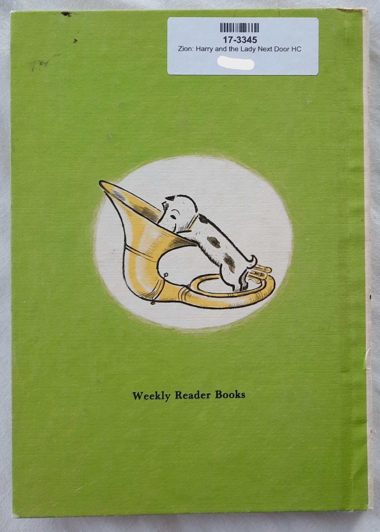 Harry and the Lady Next Door by Gene Zion (Good, 1960, HC, 61 pages, Weekly Reader Books)