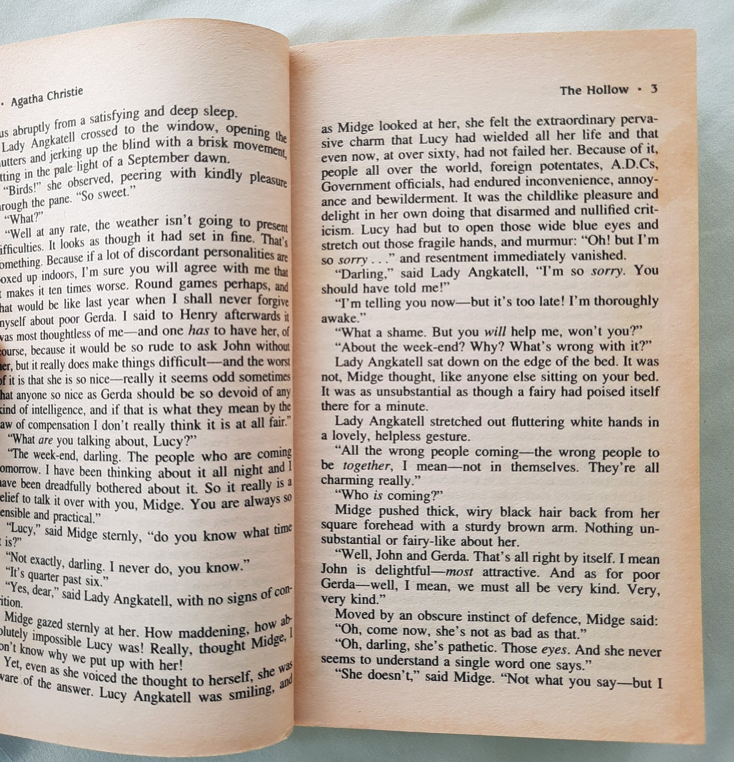 The Hollow by Agatha Christie (Hercule Poirot, Very good, 1984, Pbk, 264 pages, Berkley Books)