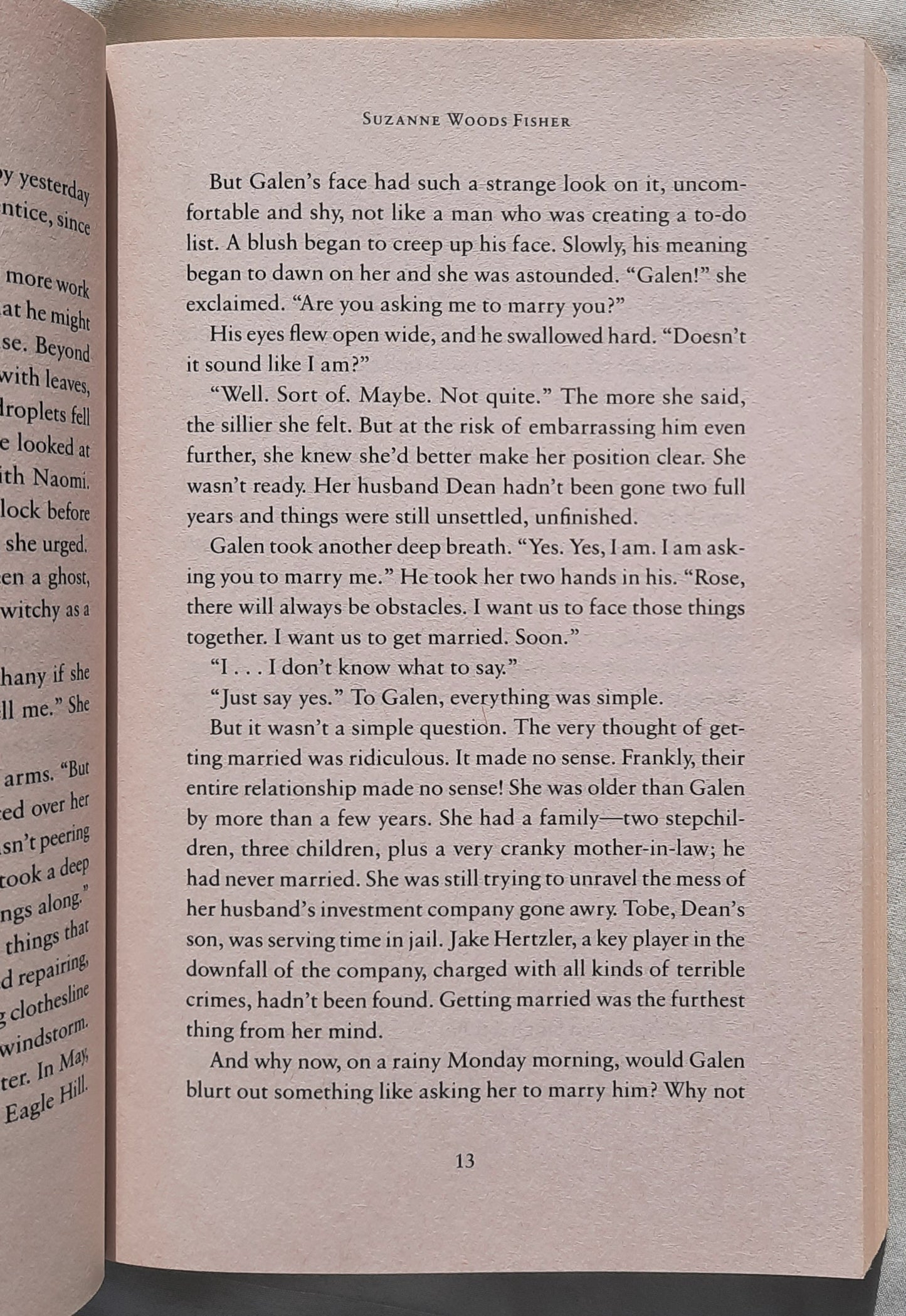 The Revealing by Suzanne Woods Fisher (Inn at Eagle Hill #3, Very good, 2014, Pbk, 324 pages, Revell)