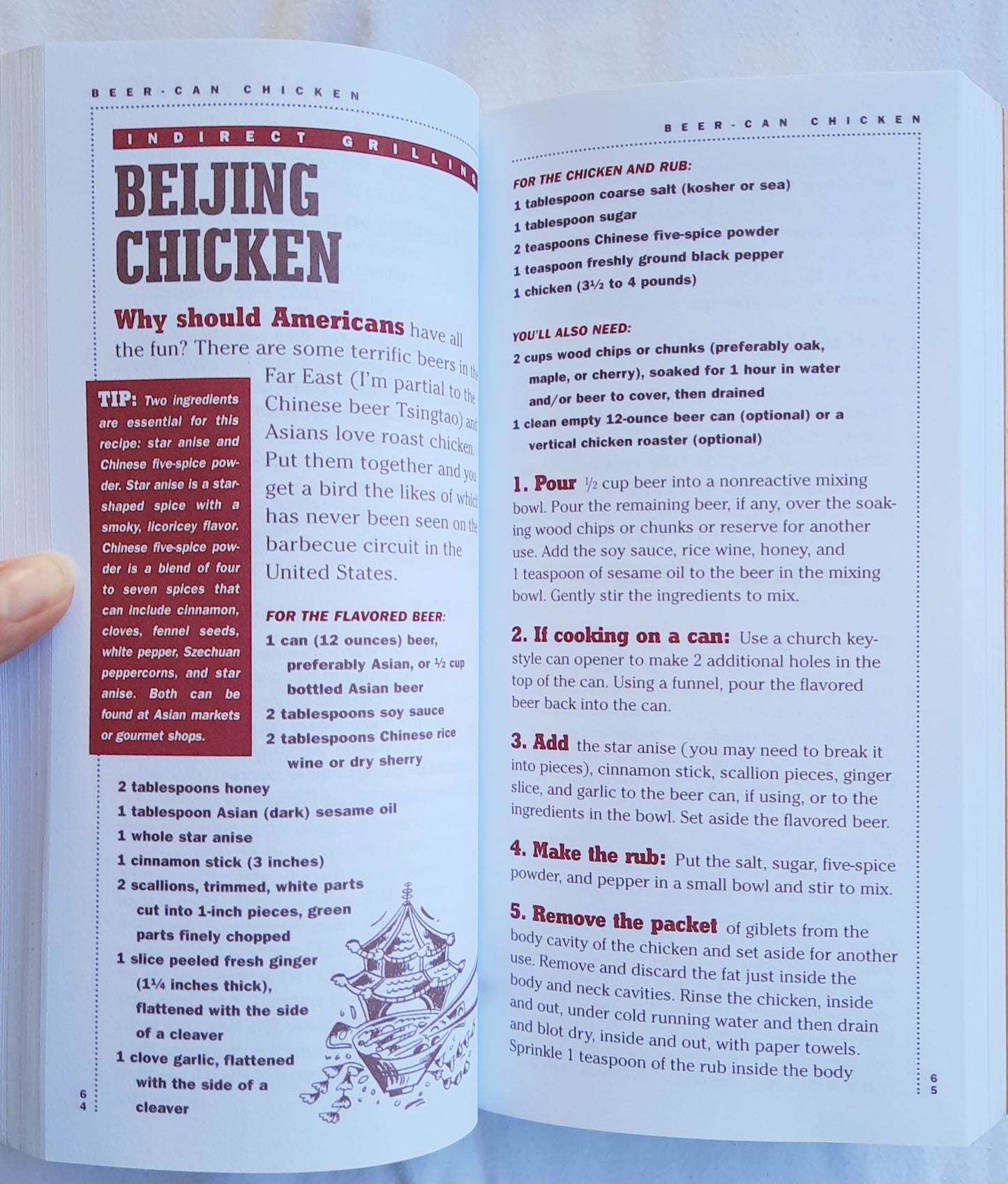 Beer-Can Chicken and 74 Other Offbeat Recipes for the Grill by Steven Raichlen (Very good, 2002, Pbk, 326 pages, Workman Publishing)