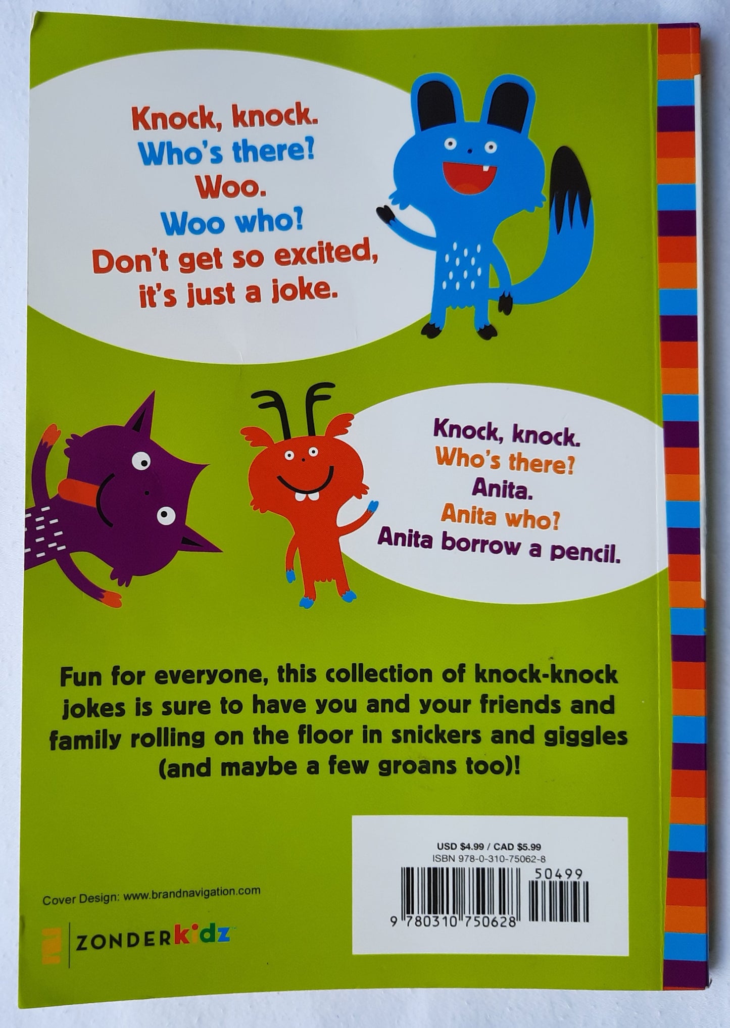 Lots of Knock Knock Jokes for Kids by Whee Winn (Very good, 2016, Pbk, 126 pages, Zonderkidz)