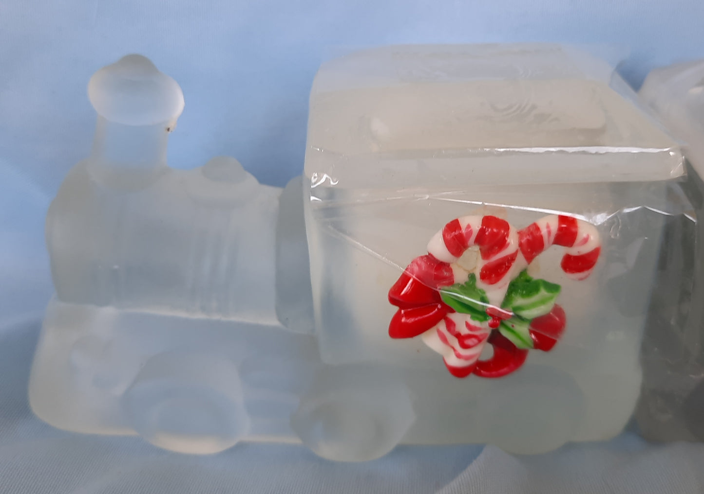 Christmas Around the World Frosted Glass Train by House of Lloyd, Inc. (New in opened box)