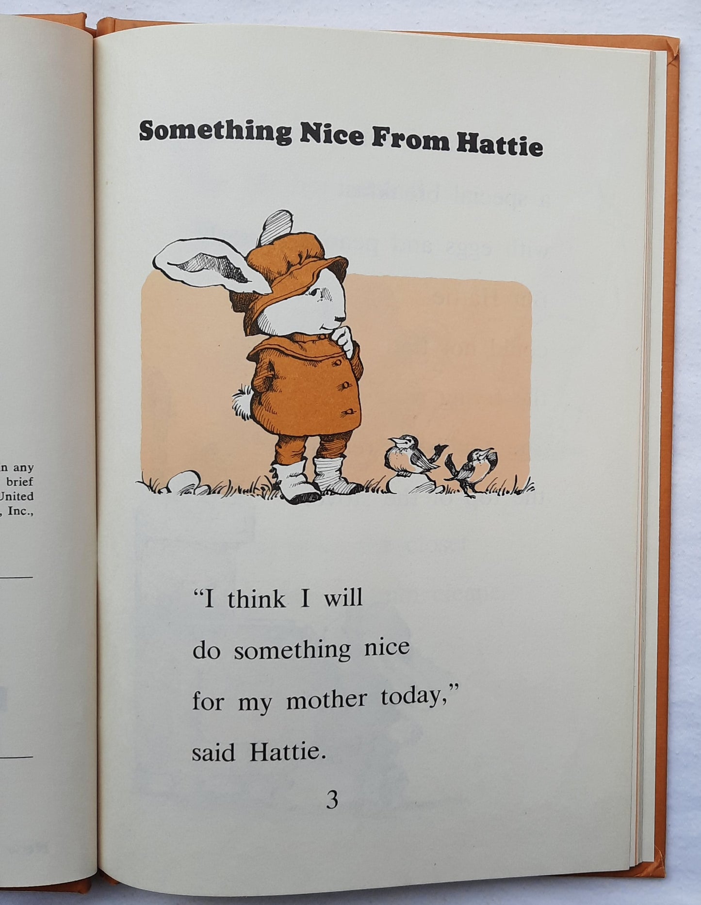 Hattie Be Quiet, Hattie Be Good by Dick Gackenbach (An Early I Can Read Book, Good, 1977, HC, 32 pages, Harper & Row)