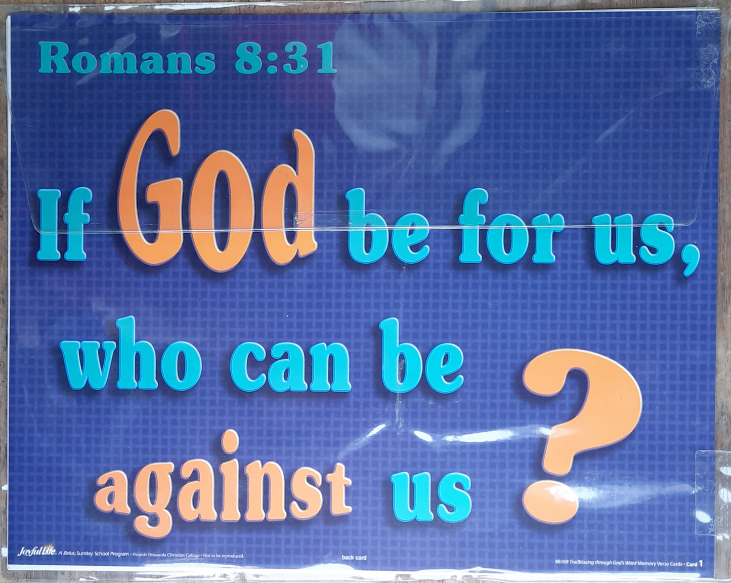 Abeka Trailblazing Through God's Word Memory Verse Cards (New)