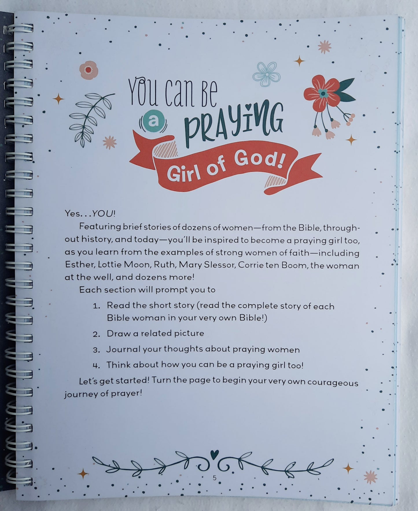 How to be a Praying Girl of God Journal (New, 2020, Pbk, 176 pages, Barbour Publishing)