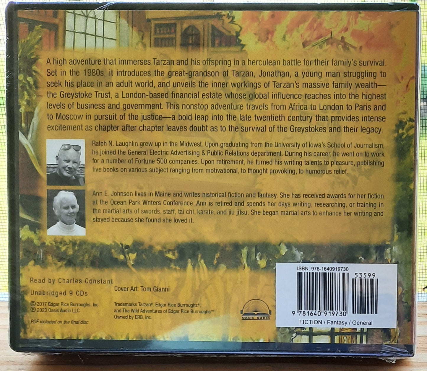 Tarzan: The Greystoke Legacy Under Siege by Ralph N. Laughlin; Ann E. Johnson; Edgar Rice Burroughs (New, Audiobook, 2023, Oasis Audio)
