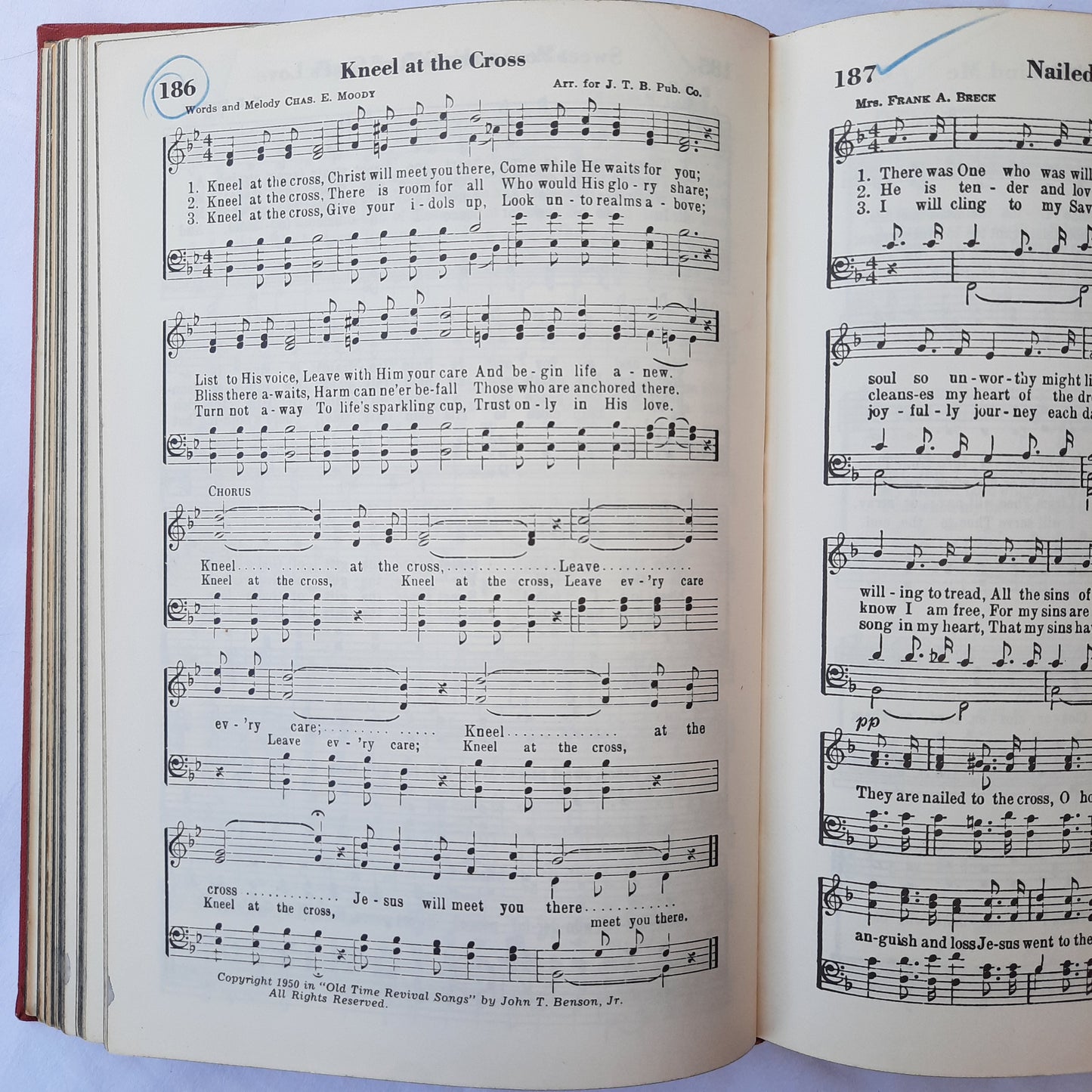 The American Service Hymnal edited by John T. Benson; Earl Smith (Acceptable, 1968. HC, John T. Benson Publishing Co.)