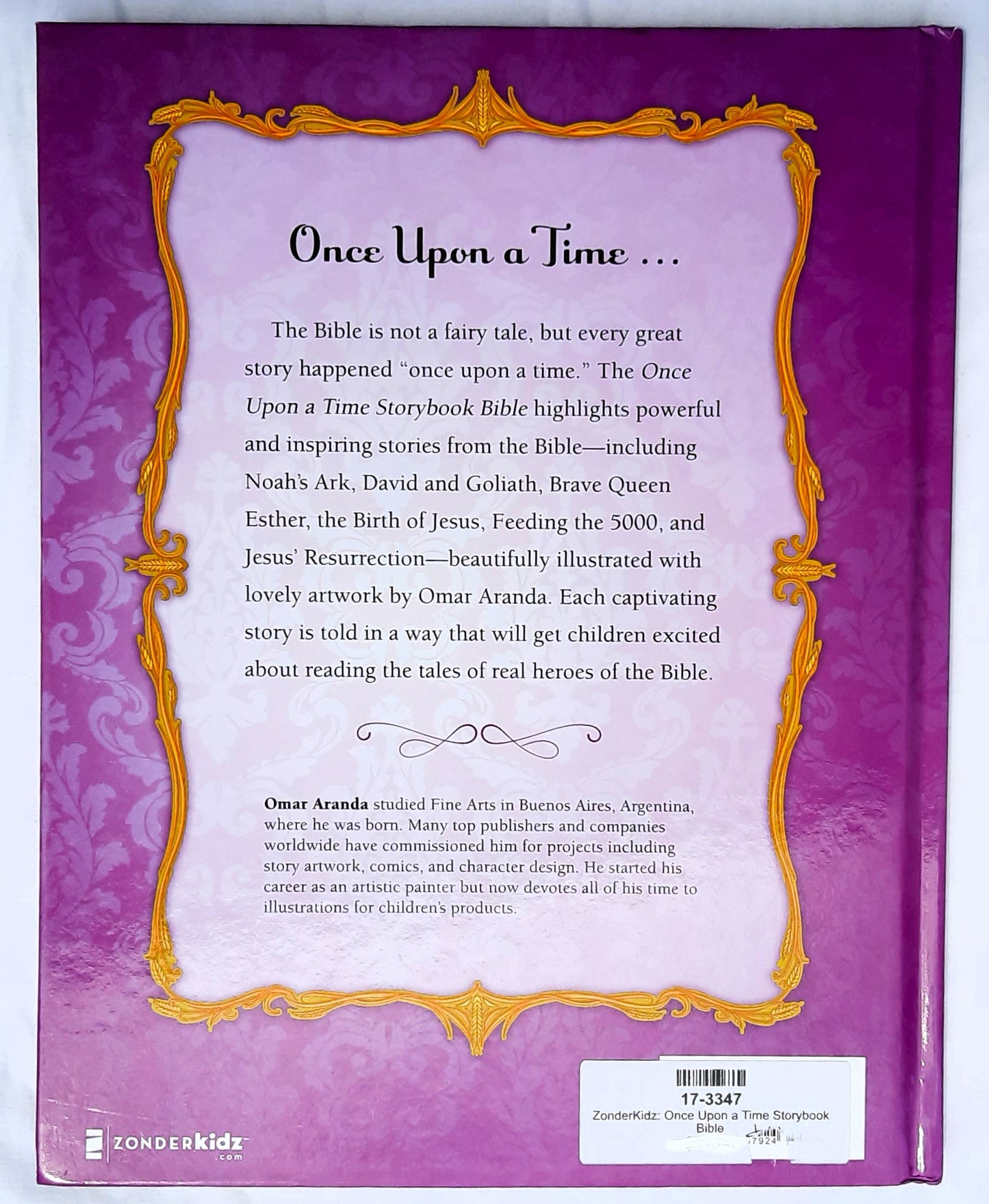 Once Upon a Time Storybook Bible by Zonderkidz (New, 2017, HC, 144 pages)