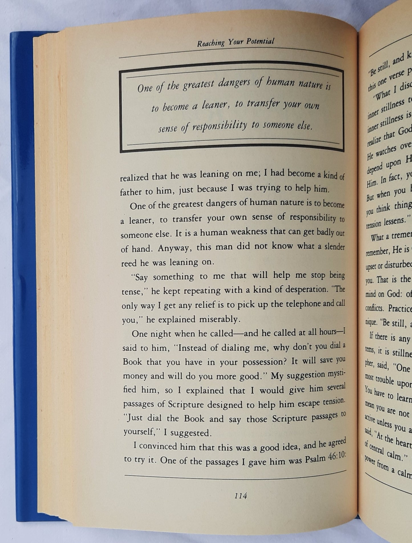 Reaching Your Potential by Norman Vincent Peale (Very Good, 1997, HC, 176 pages, Gramercy)