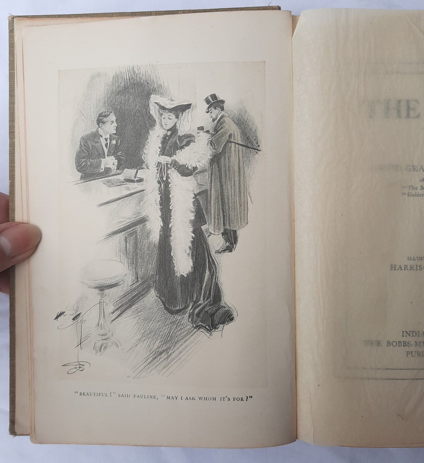 The Cost by David Graham Phillips; Harrison Fisher (Good, 1904, HC, 402 pages, Bobbs Merrill Co.)