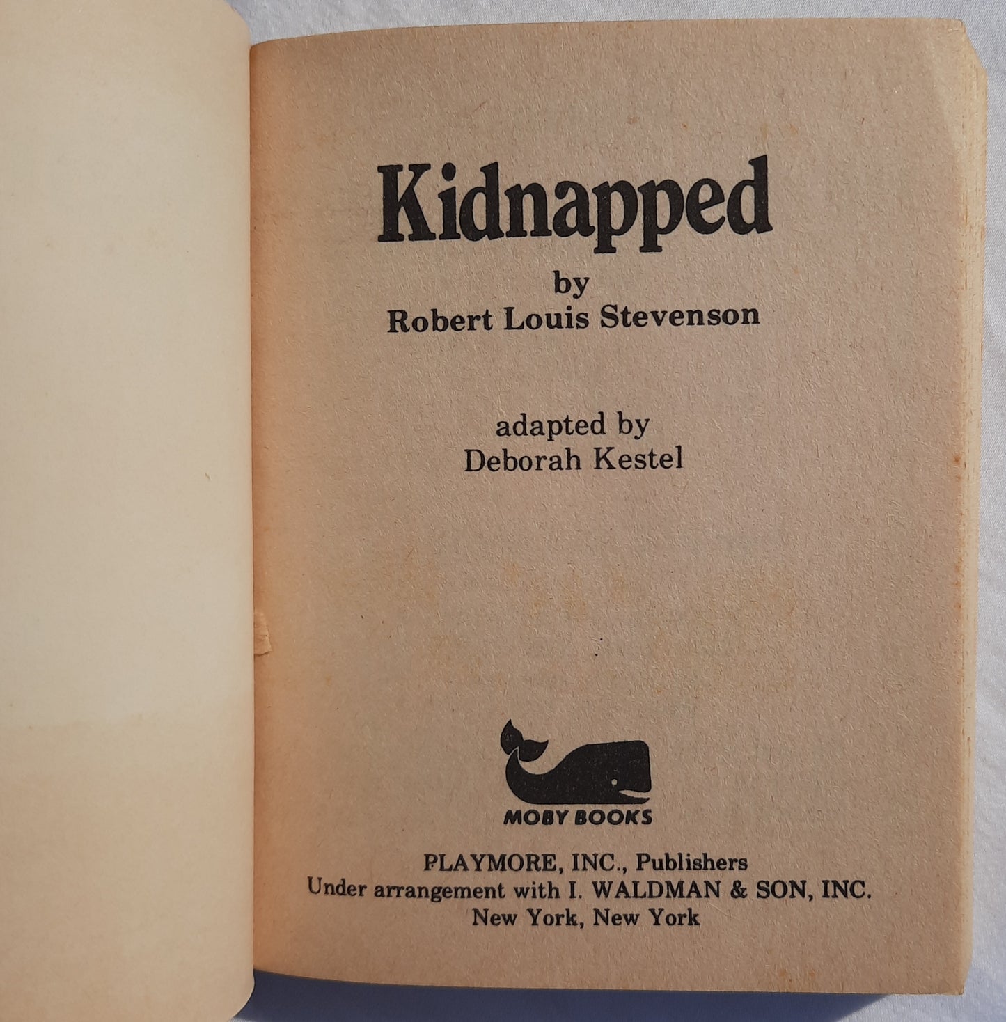 Illustrated Classic Editions: Kidnapped by Robert Louis Stevenson (Good, 1977, Pbk, 237 pages, Baronet Books)