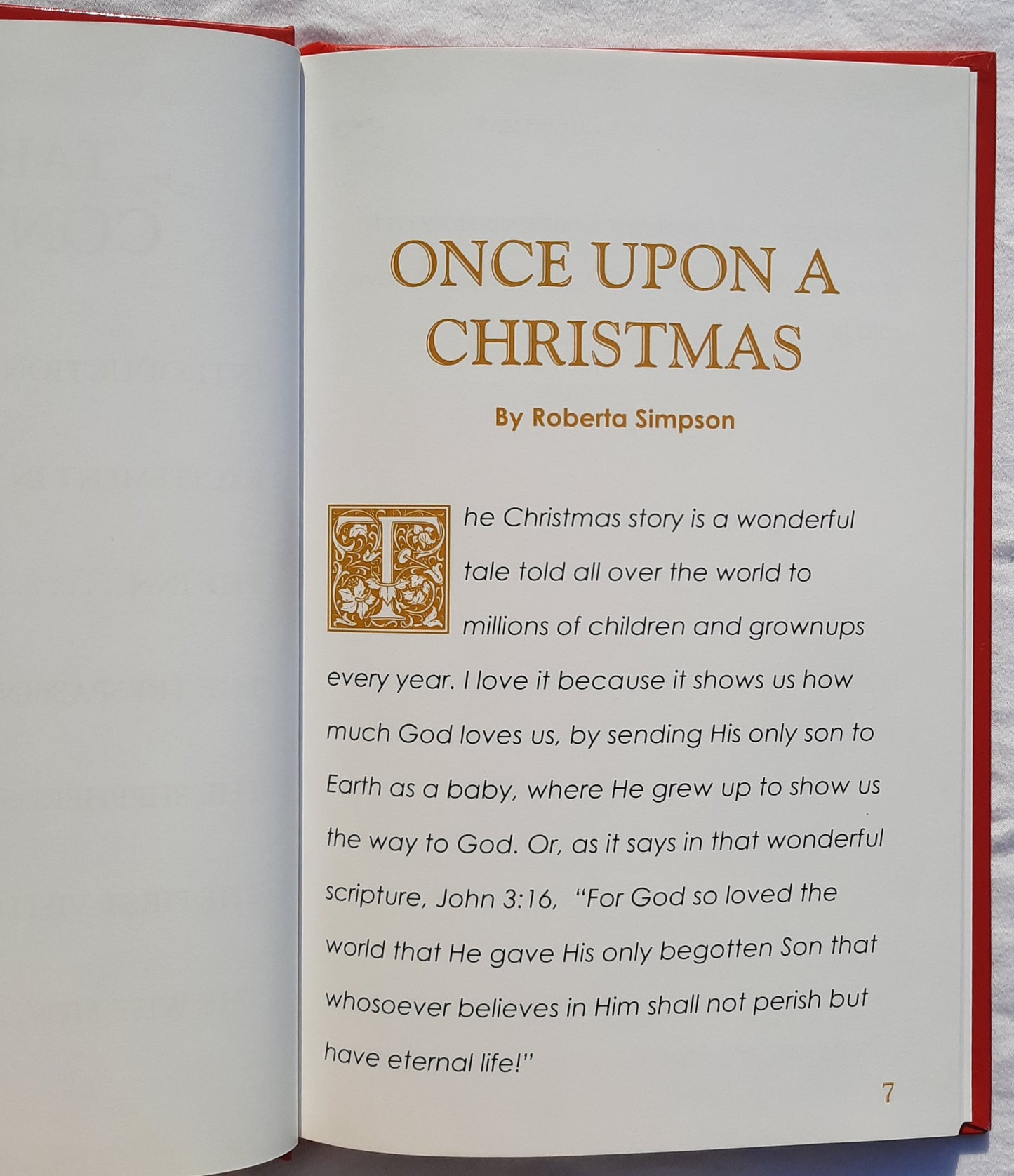 Once Upon a Christmas by Roberta Simpson (New, 2010, HC, 88 pages, Standard Publishing)