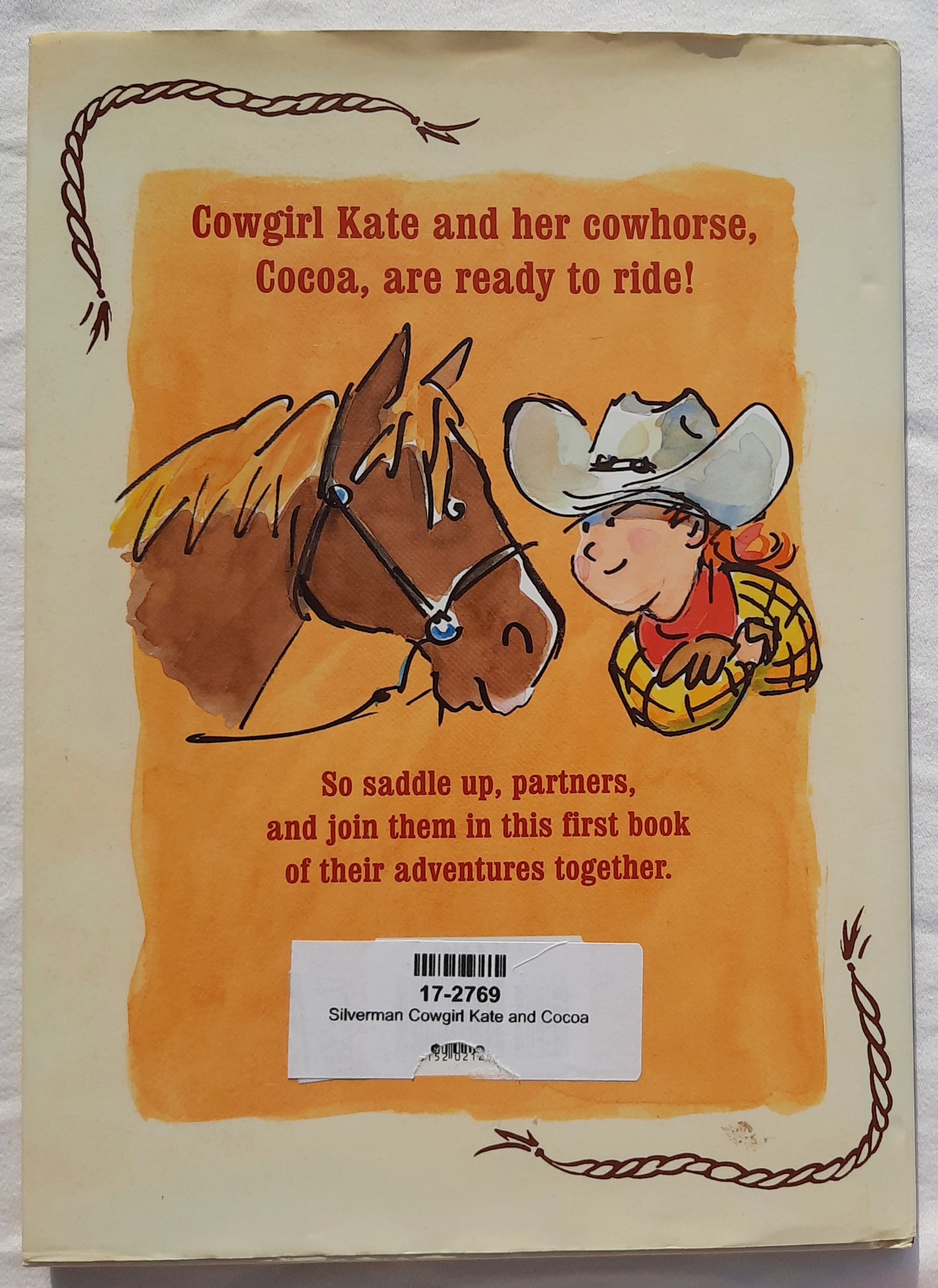 Cowgirl Kate and Cocoa #1 by Eric Silverman (Very good, 2006, HC, 44 pages, Clarion Books)