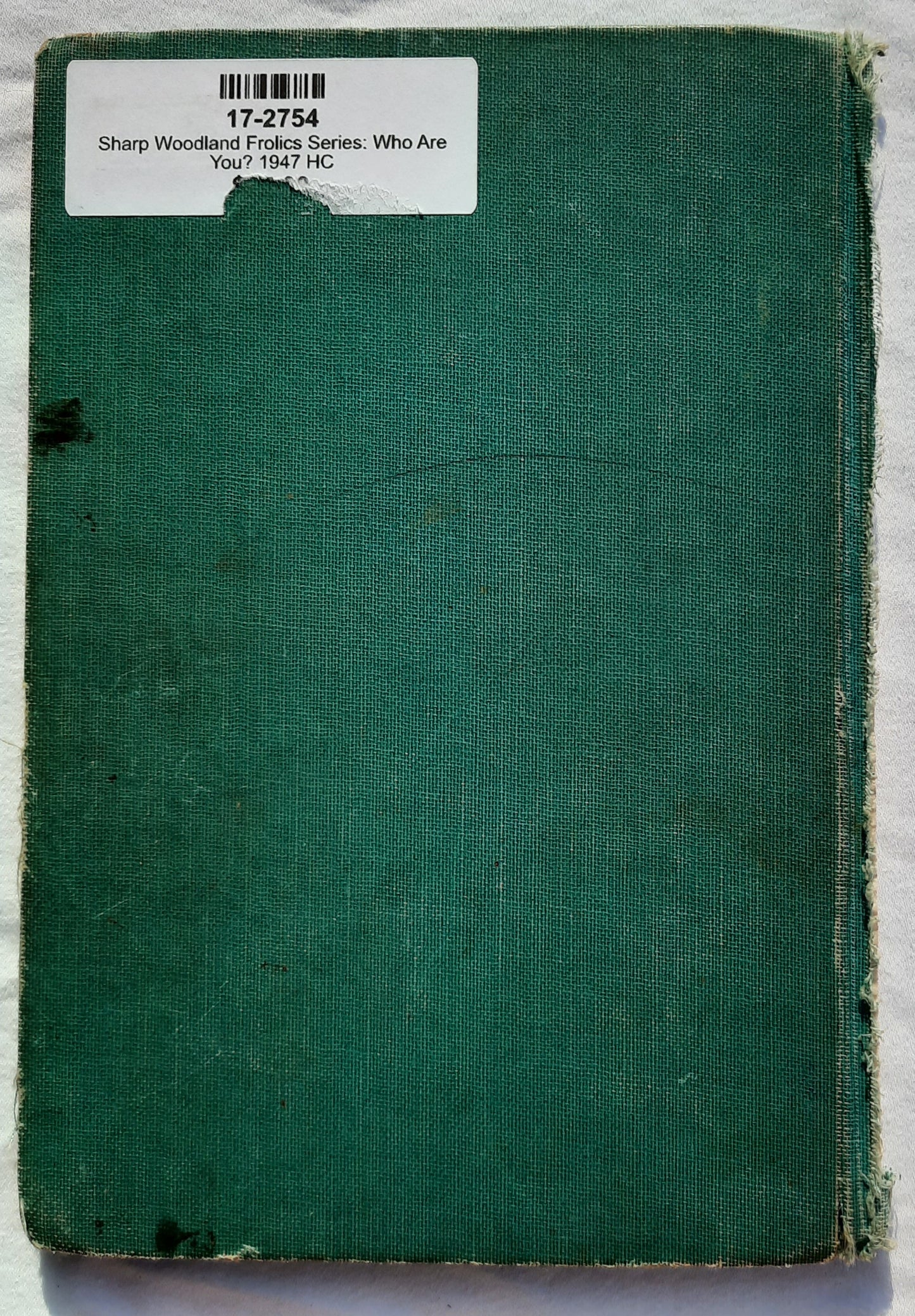 Who Are You? by Adda Mai Sharp; Epsie Young (Woodland Frolics Series: Good, 1947, HC, 48 pages, The Steck Co.)