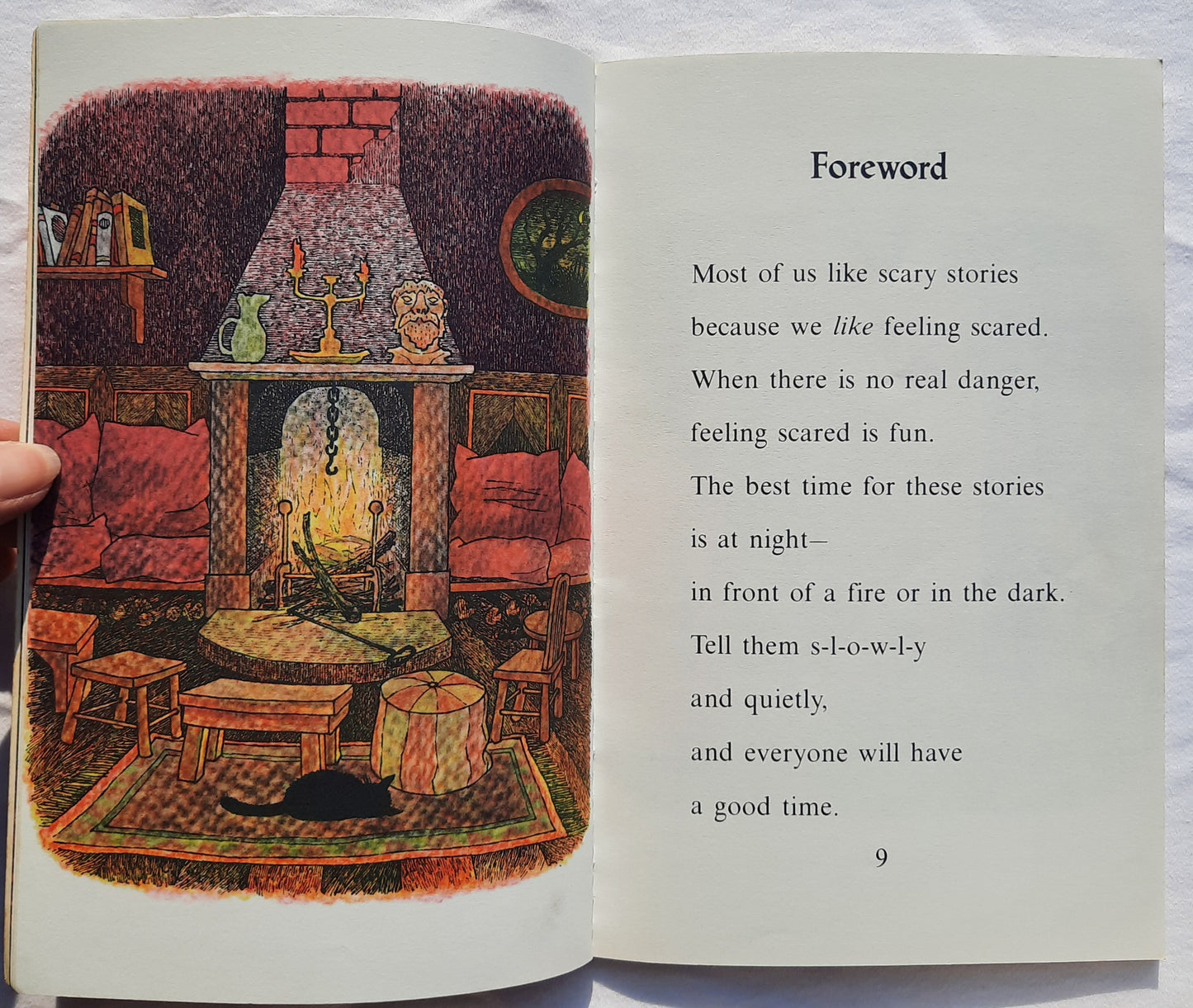 In a Dark, Dark Room by Alvin Schwartz (Very good, 1985, Pbk, 64 pages, Scholastic)
