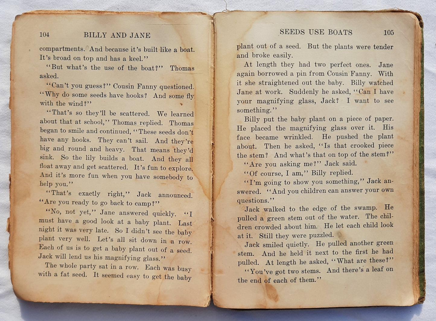 Billy and Jane: Explorers Book II by James Speed (Poor, 1924, HC, 158 pages, DC Heath)