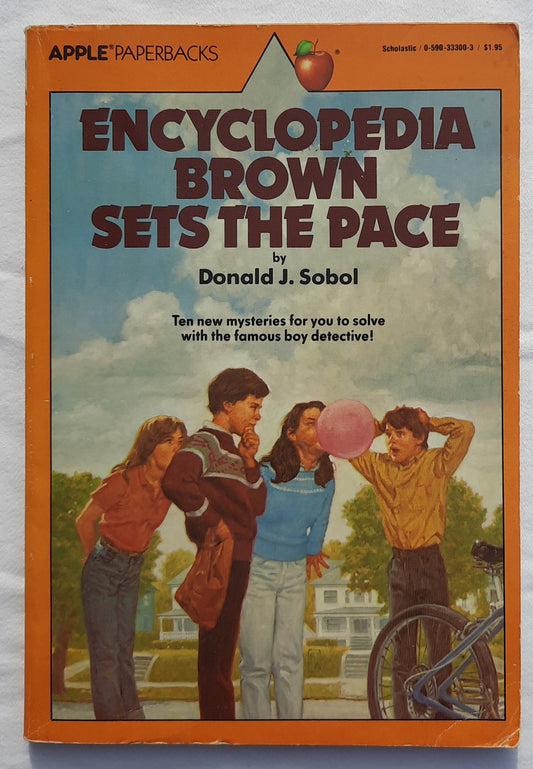 Encyclopedia Brown Sets the Pace #15 by Donald J. Sobol (Good, 1982, Pbk, 75 pages, Scholastic)