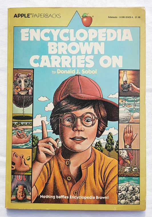Encyclopedia Brown Carries On by Donald J. Sobol (Good, 1980, Pbk, 62 pages, Scholastic)