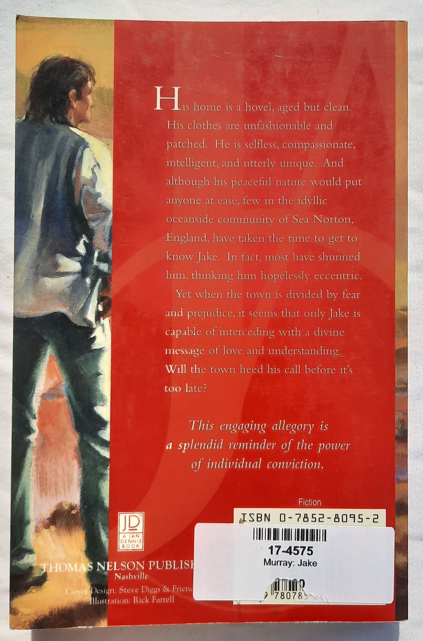 Jake by Katharine Murray (Very good, 1995, Pbk, 186 pages, Thomas Nelson)