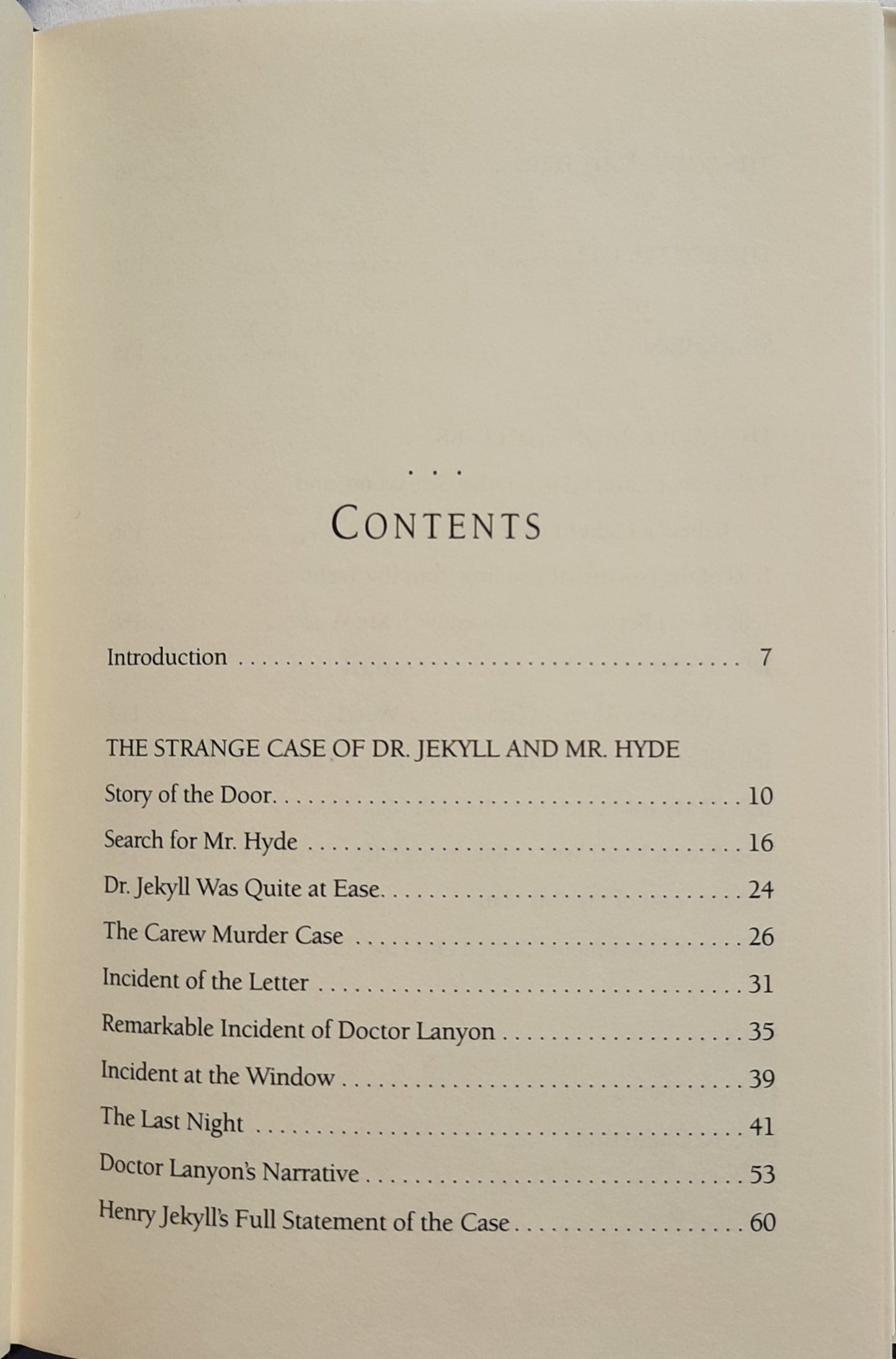 Dr. Jekyll and Mr. Hyde and Other Stories by Robert Louis Stevenson (Very good, 1994, HC, 221 pages, Courage Books)