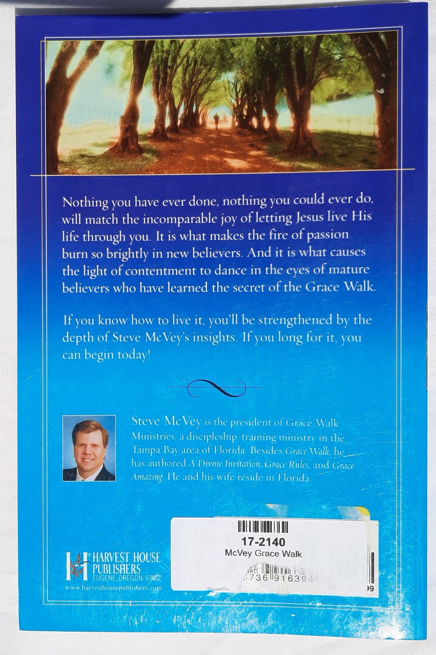 Grace Walk: What You've Always Wanted in the Christian Life by Steve McVey (Very good, 1995, Pbk, 189 pages, Harvest House)
