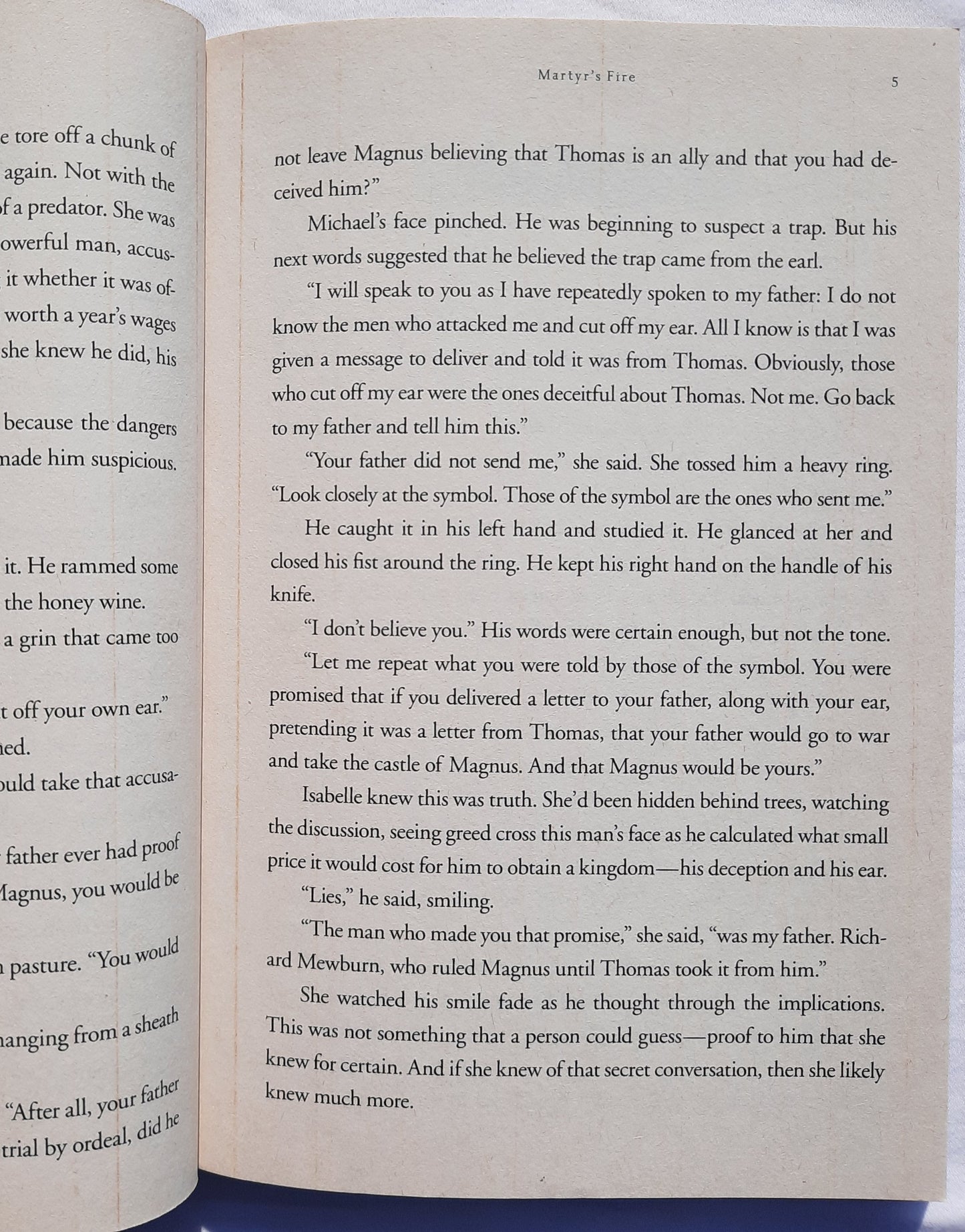 Martyr's Fire #3 Sigmund Brouwer (Merlins Immortals, New, 2013, Pbk, 224 pages, WaterBrook Press)
