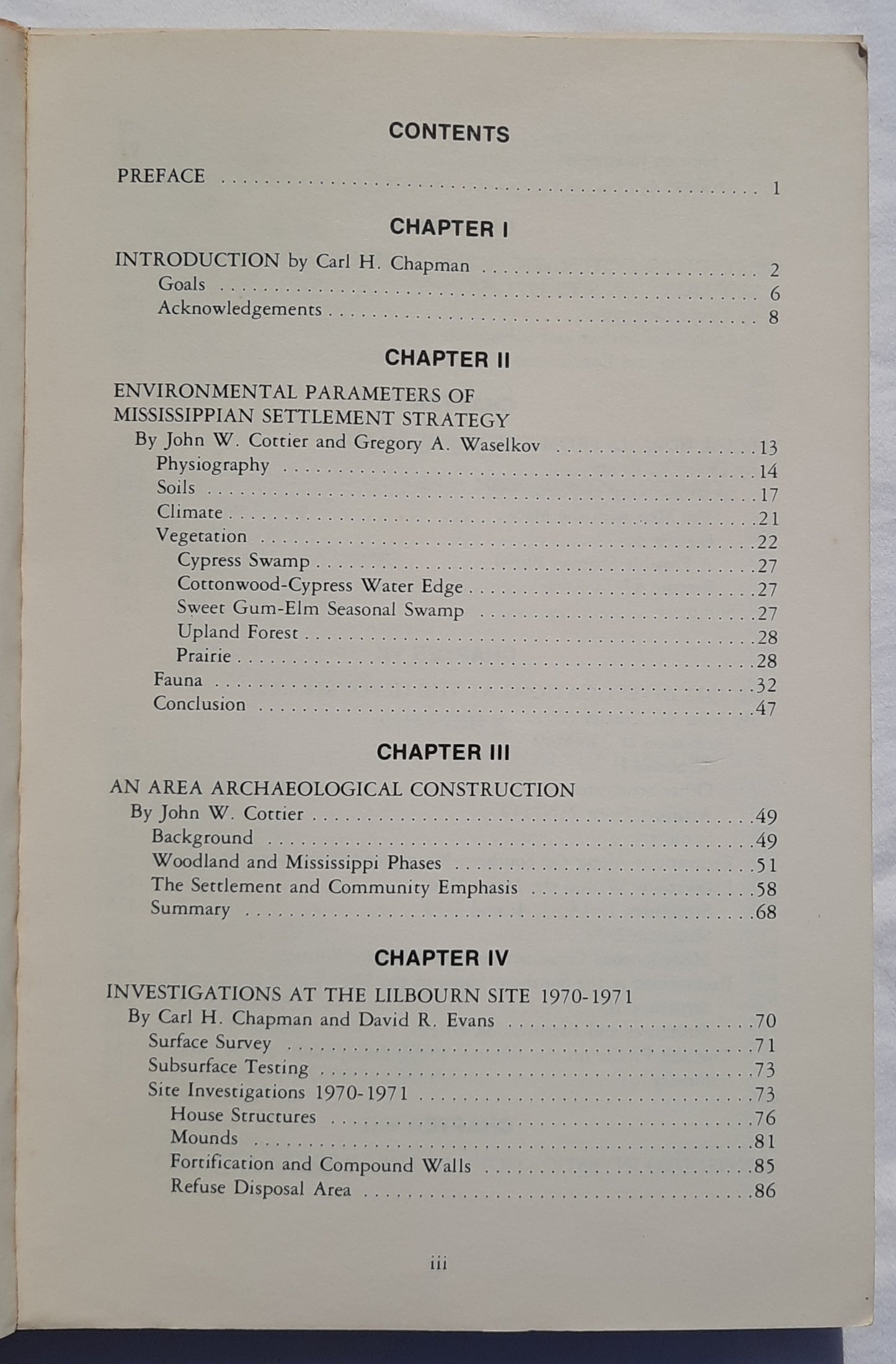 The Missouri Archaeologist: Investigation and Comparison of Two Fortified Mississippi Tradition Archaeological Sites in Southeastern Missouri by (Vol. 38/Dec. 1977, Acceptable, 346 pgs)