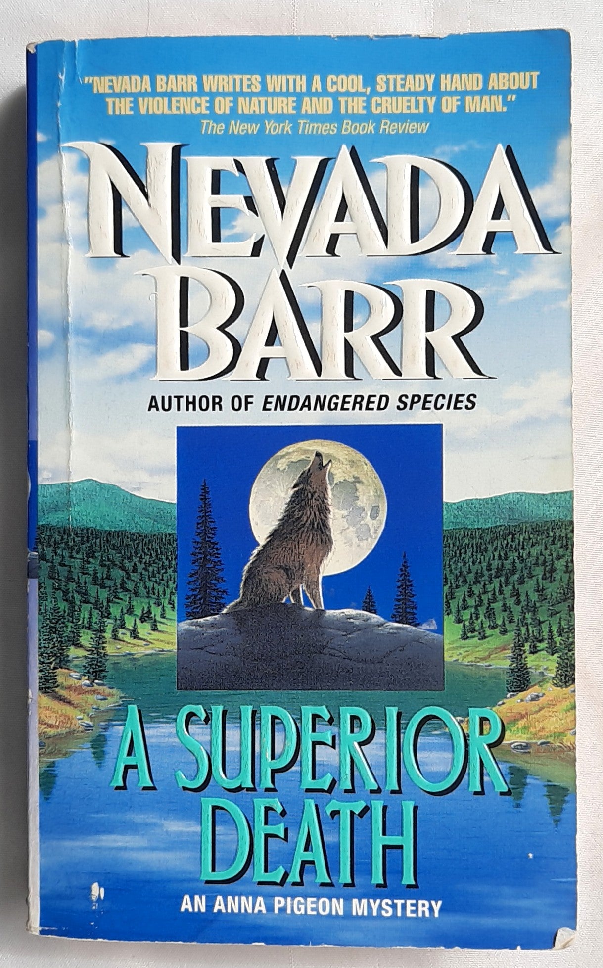 A Superior Death by Nevada Barr (Anna Pigeon #2, Very good, 1995, Pbk, 373 pages, Avon Books)