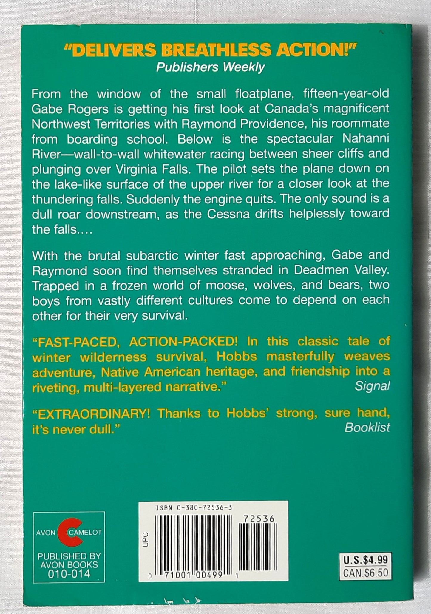 Far North by Will Hobbs (Very good, 1997, Pbk, 216 pages Avon Camelot)
